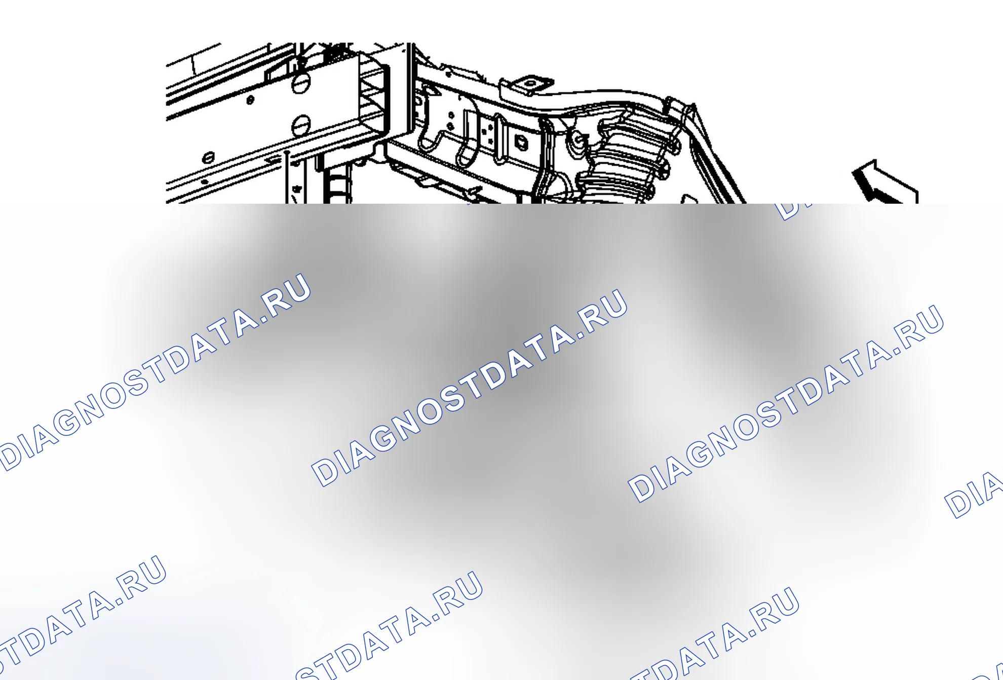 Рис. 5: Замена брызгозащитного экрана двигателя - левая сторона. Chevrolet Malibu VII