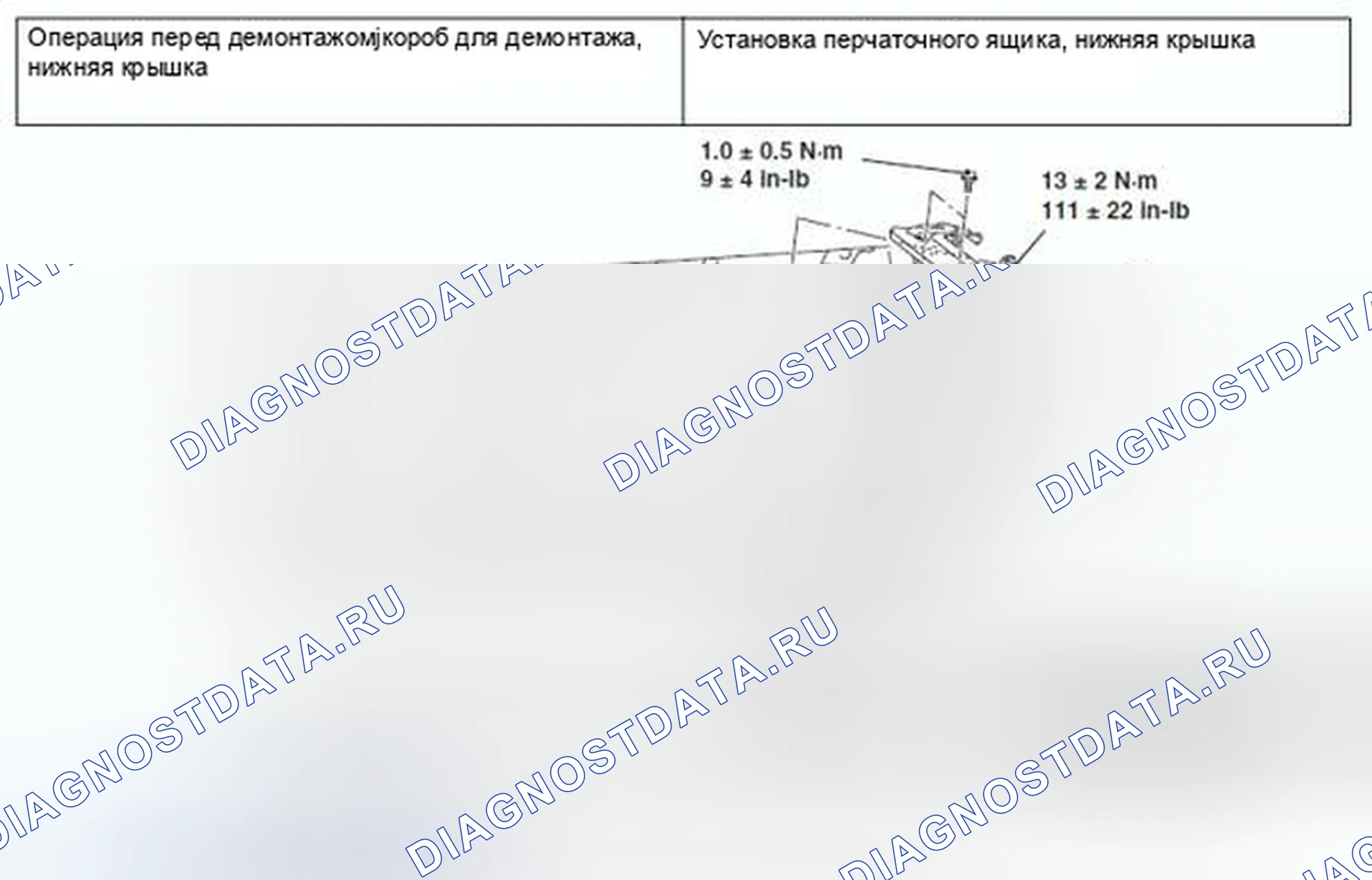 Рис. 99: ДЕМОНТАЖ И МОНТАЖ. Mitsubishi Lancer Ralliart X рестайлинг