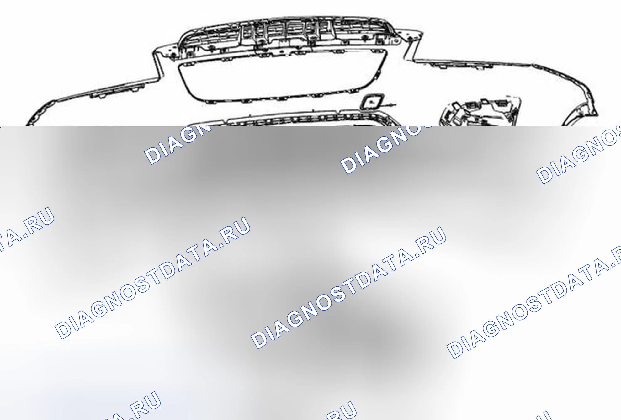 Рис. 32: Замена открывающейся крышки радиаторной решетки (Trax). Buick Encore I