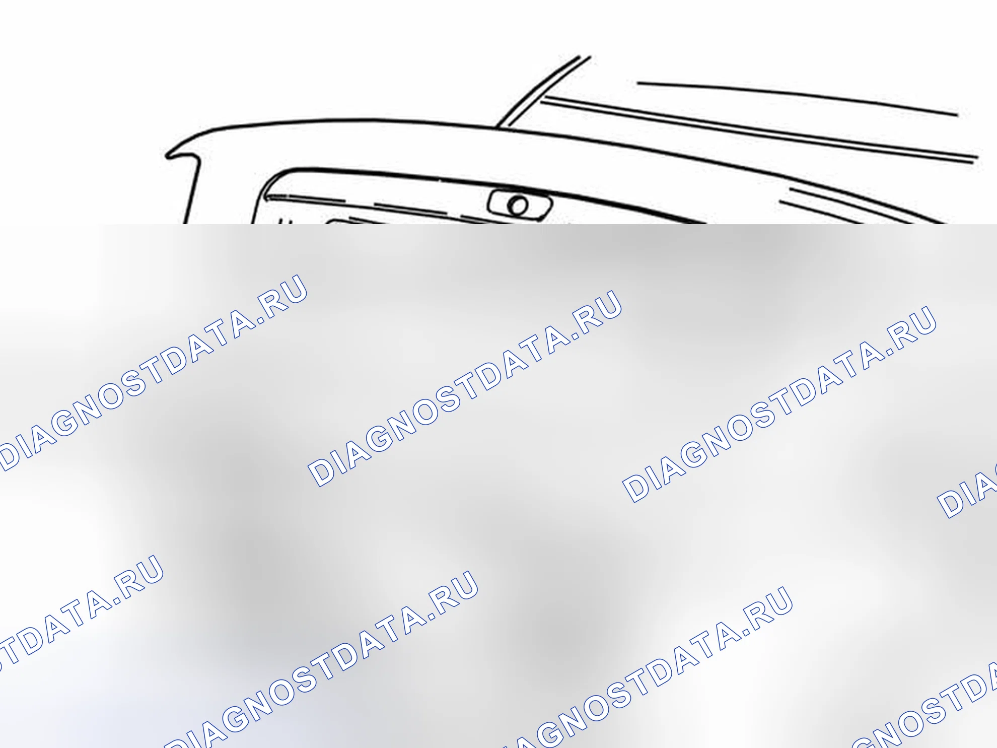 Рис. 21: Установка хромированного профиля. Volvo S40 I рестайлинг