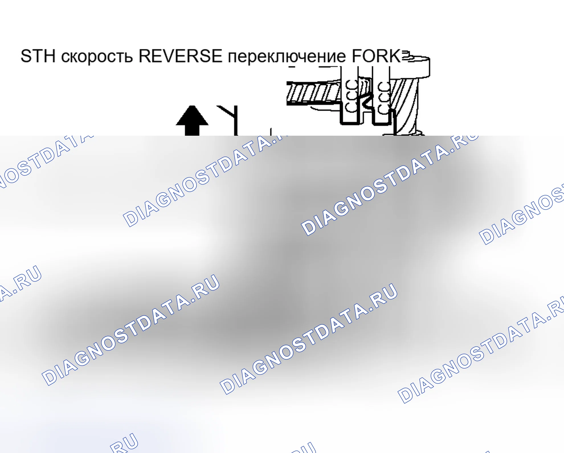 Рис. 114: < < C > > 3RD-4TH РЕЙКА ПЕРЕКЛЮЧЕНИЯ СКОРОСТЕЙ / 3RD-xтагx3 ВИЛКА ПЕРЕКЛЮЧЕНИЯ СКОРОСТИ / 5TH НАПРАВЛЯЮЩАЯ ПЕРЕКЛЮЧЕНИЙ " СКОРОСТЬ - РЕВЕРС " / xta x5 скорость-REV 4TH 5TH. Mitsubishi Outlander I