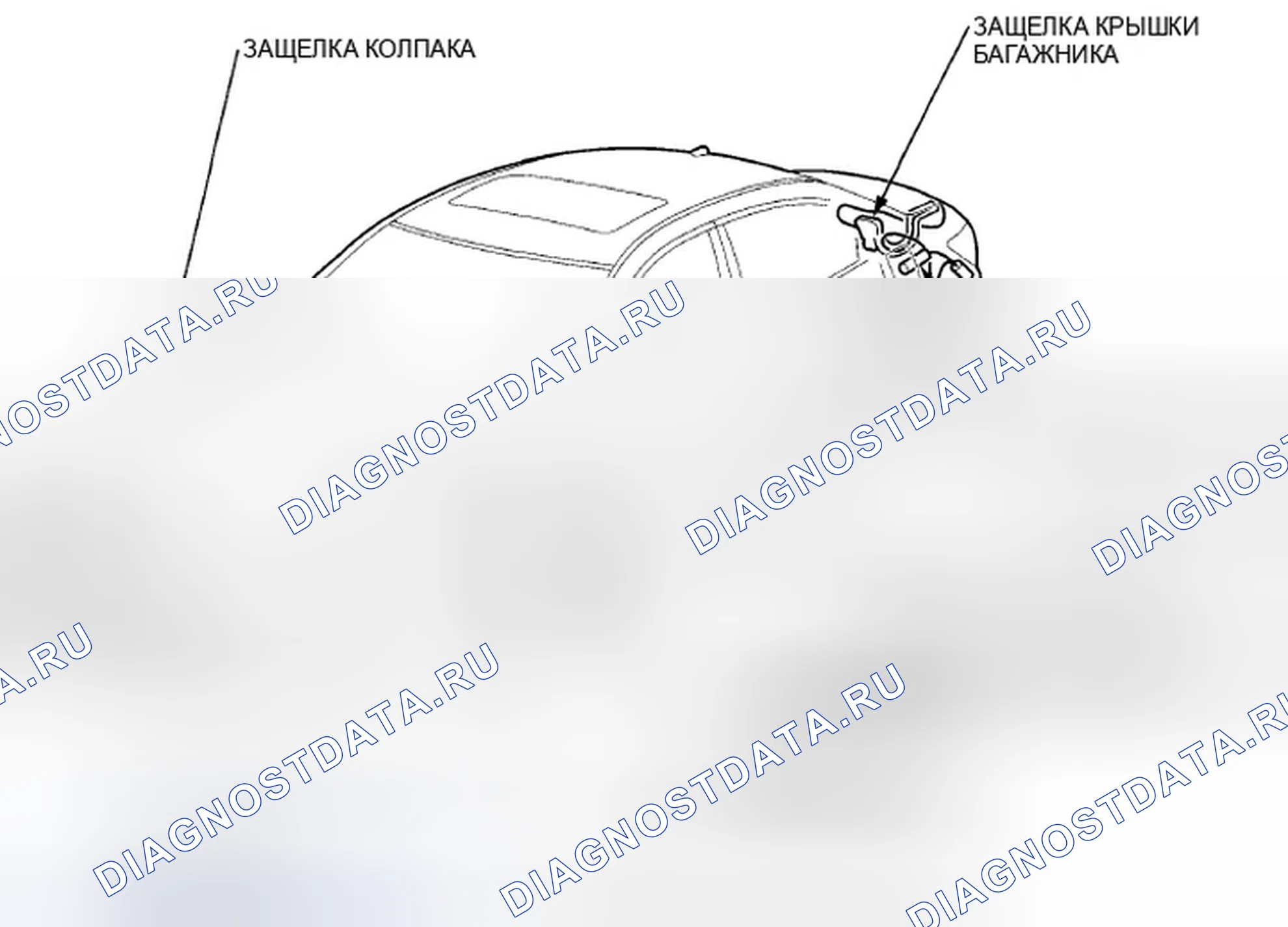 Рис. 14: Указатель расположения компонентов. Honda Accord VIII