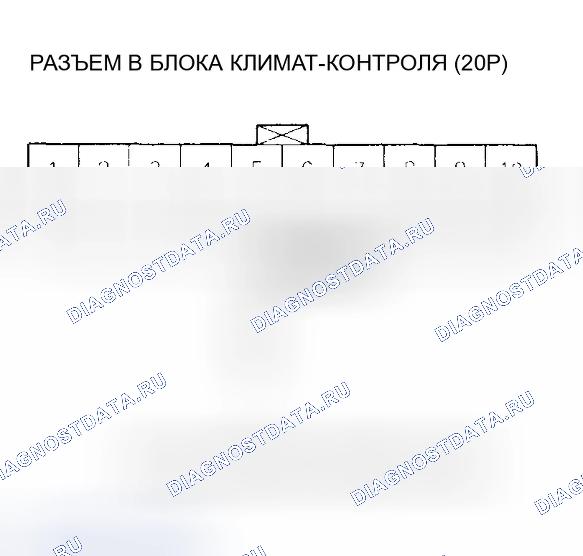 Рис. 27: Индикатор расшифровка кода ошибки D: Короткое замыкание в цепи датчика температуры наружного воздуха. Honda Odyssey II