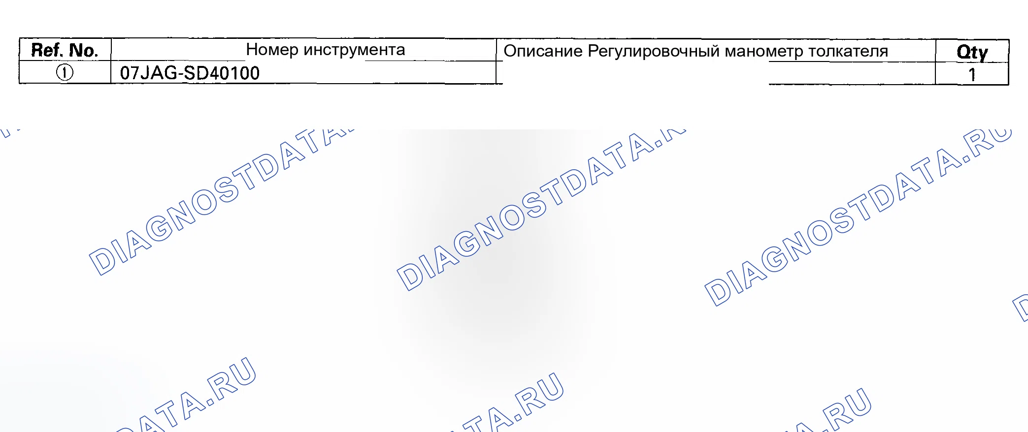 Рис. 1: Специальные инструменты. Honda Element YH2