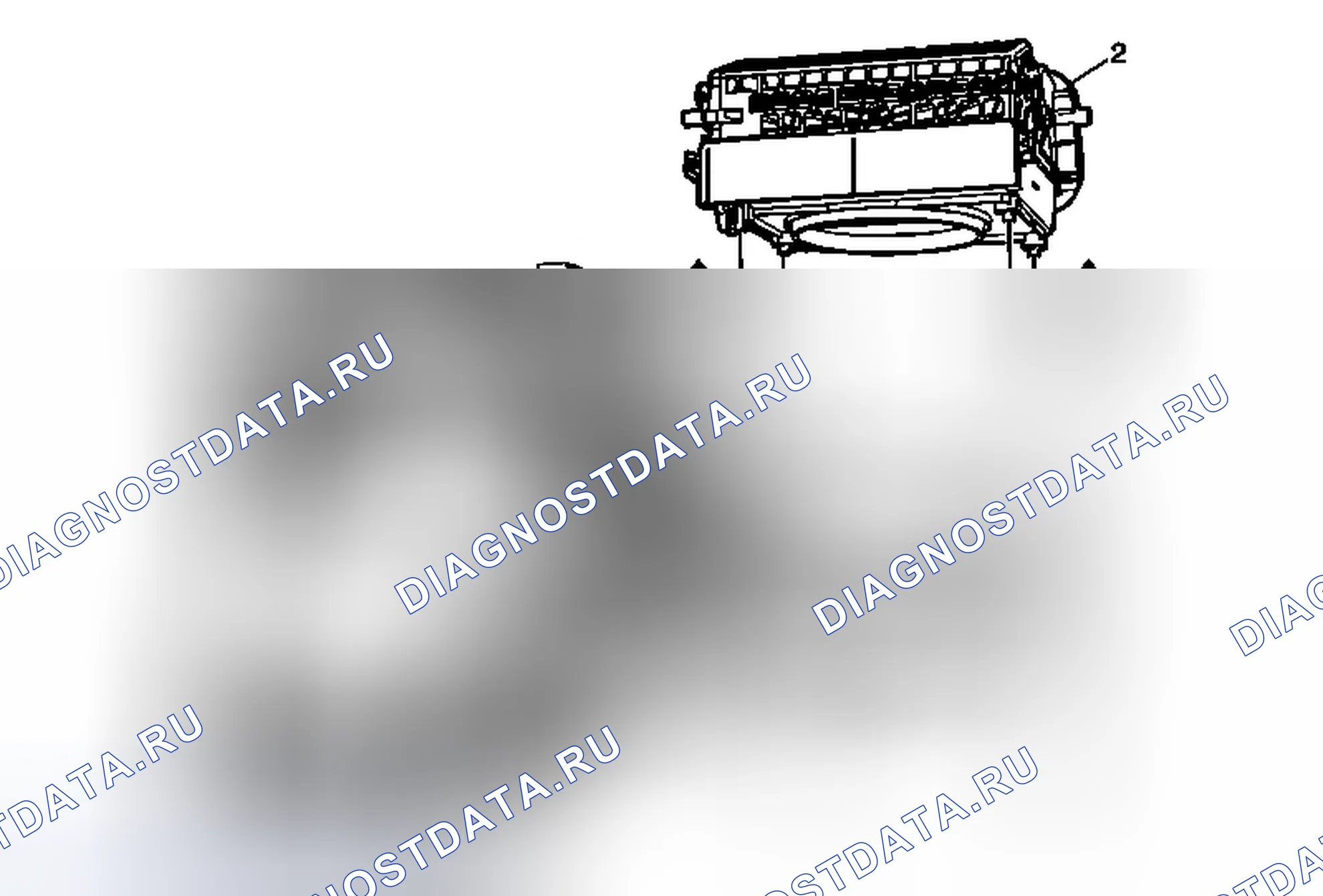 Рис. 19: Замена корпуса воздухозаборника. Cadillac SRX II