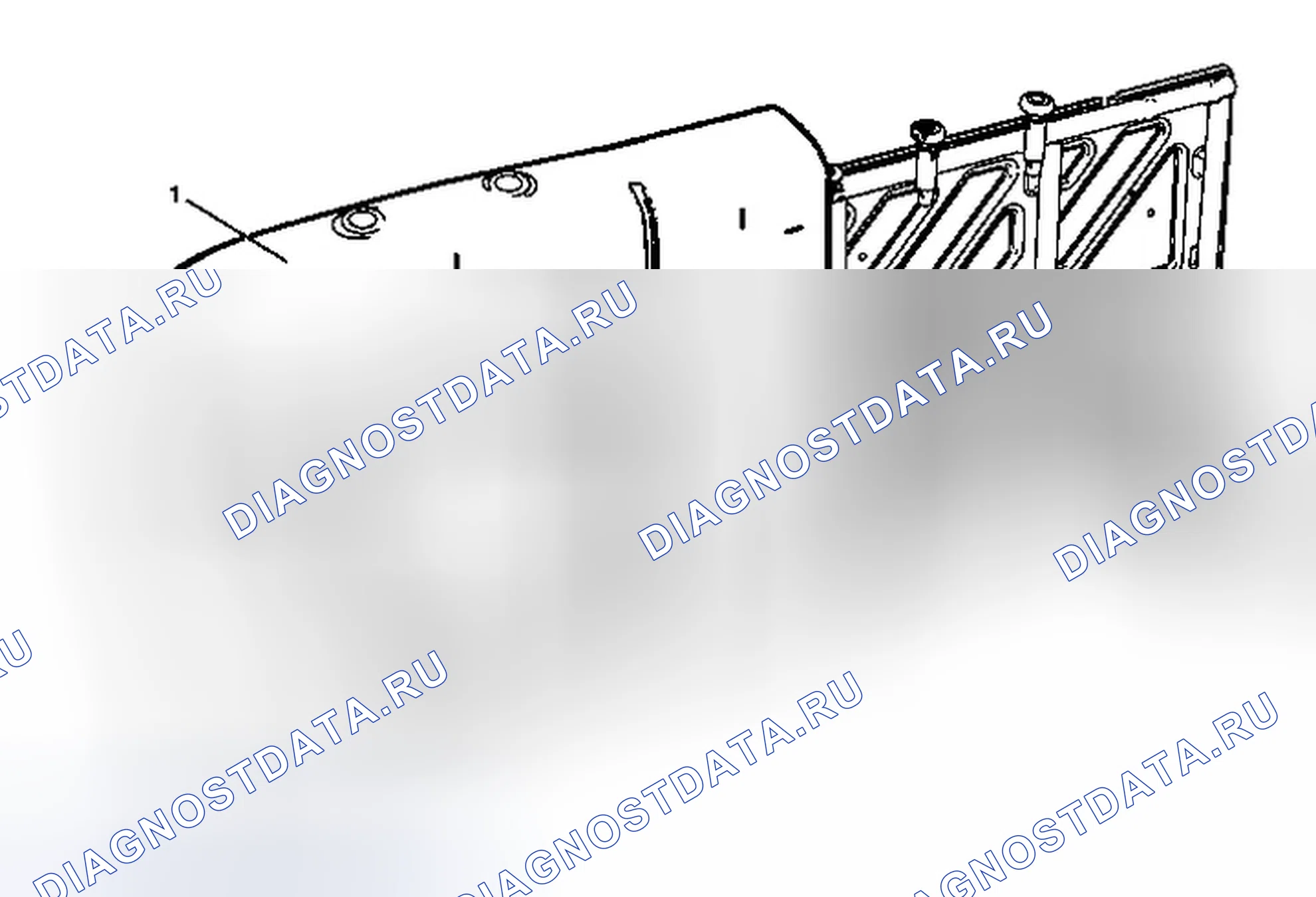 Рис. 21: Замена подушки спинки заднего сиденья. Chevrolet Spark M300