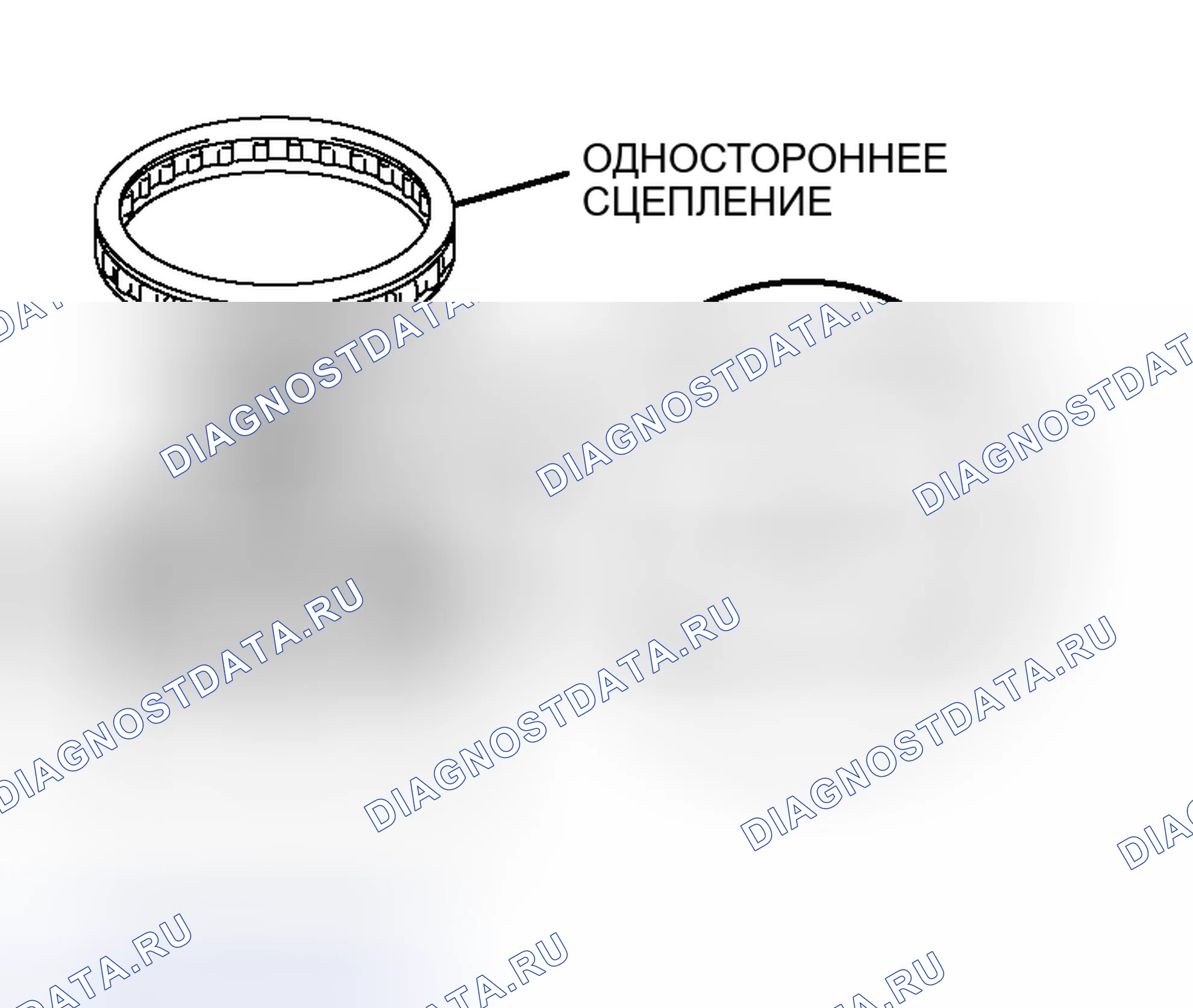 Рис. 349: >> B <<ОДНОСТОРОННЯЯ УСТАНОВКА СЦЕПЛЕНИЯ. Honda Envix I