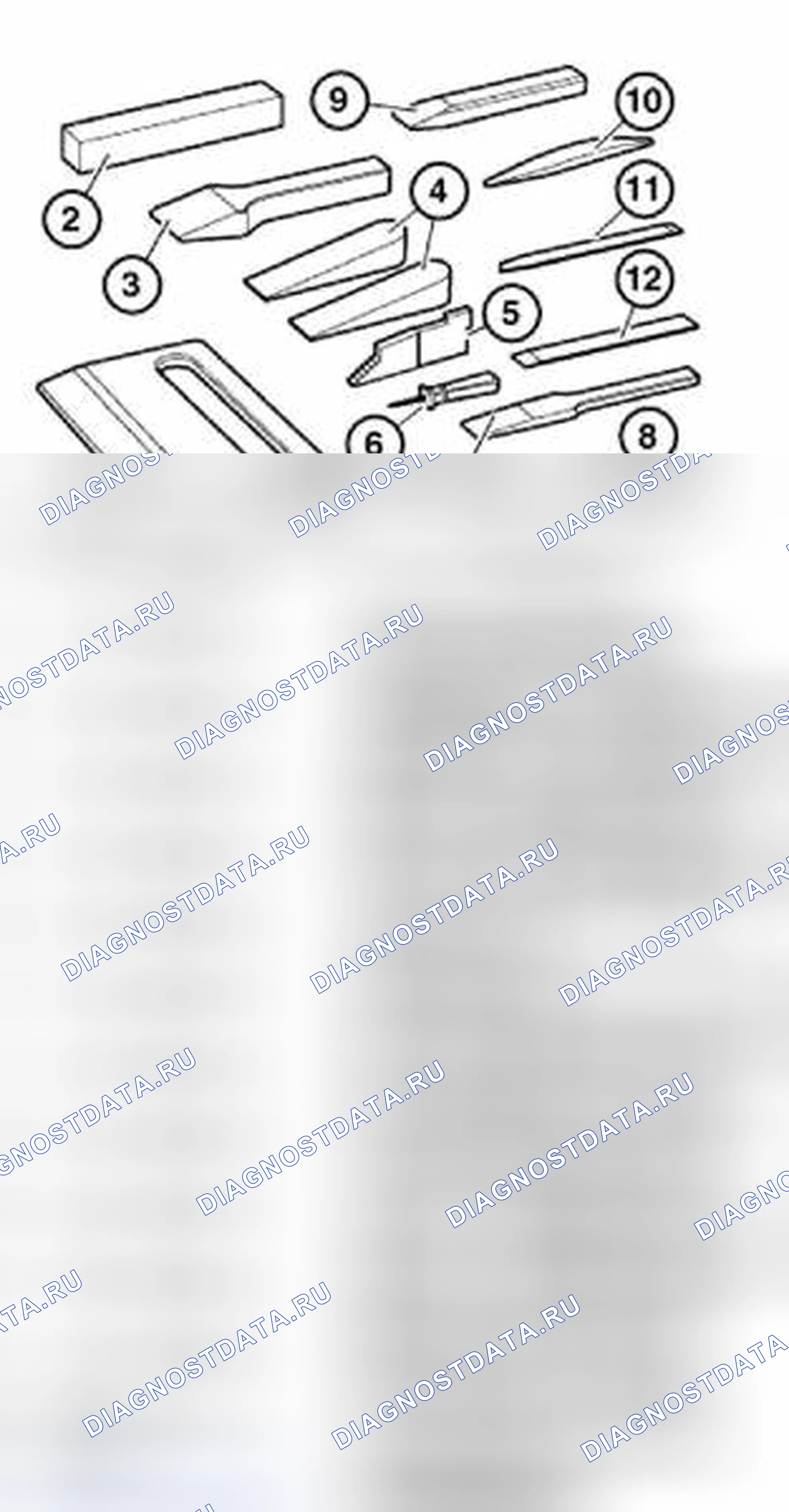 Рис. 20: 00 9 310 Сборочные клинья (13). MINI Cooper S I