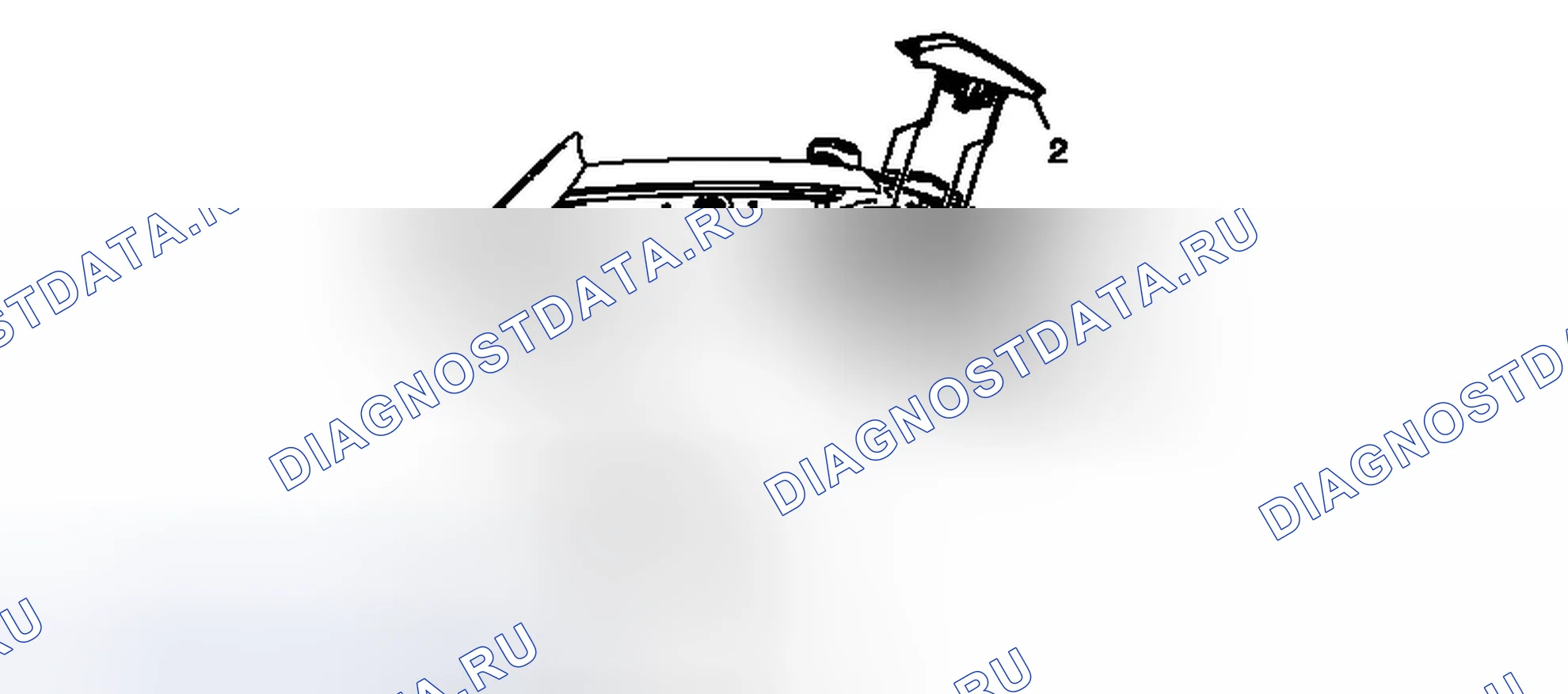 Рис. 49: Замена аппликации хвостовой лампы (ландшафт). Chevrolet Equinox II
