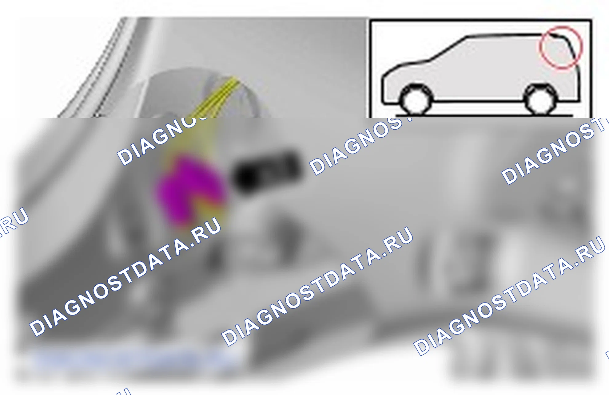 Как снять и установить модуль верхней боковой подушки безопасности. Ford Grand C-MAX II