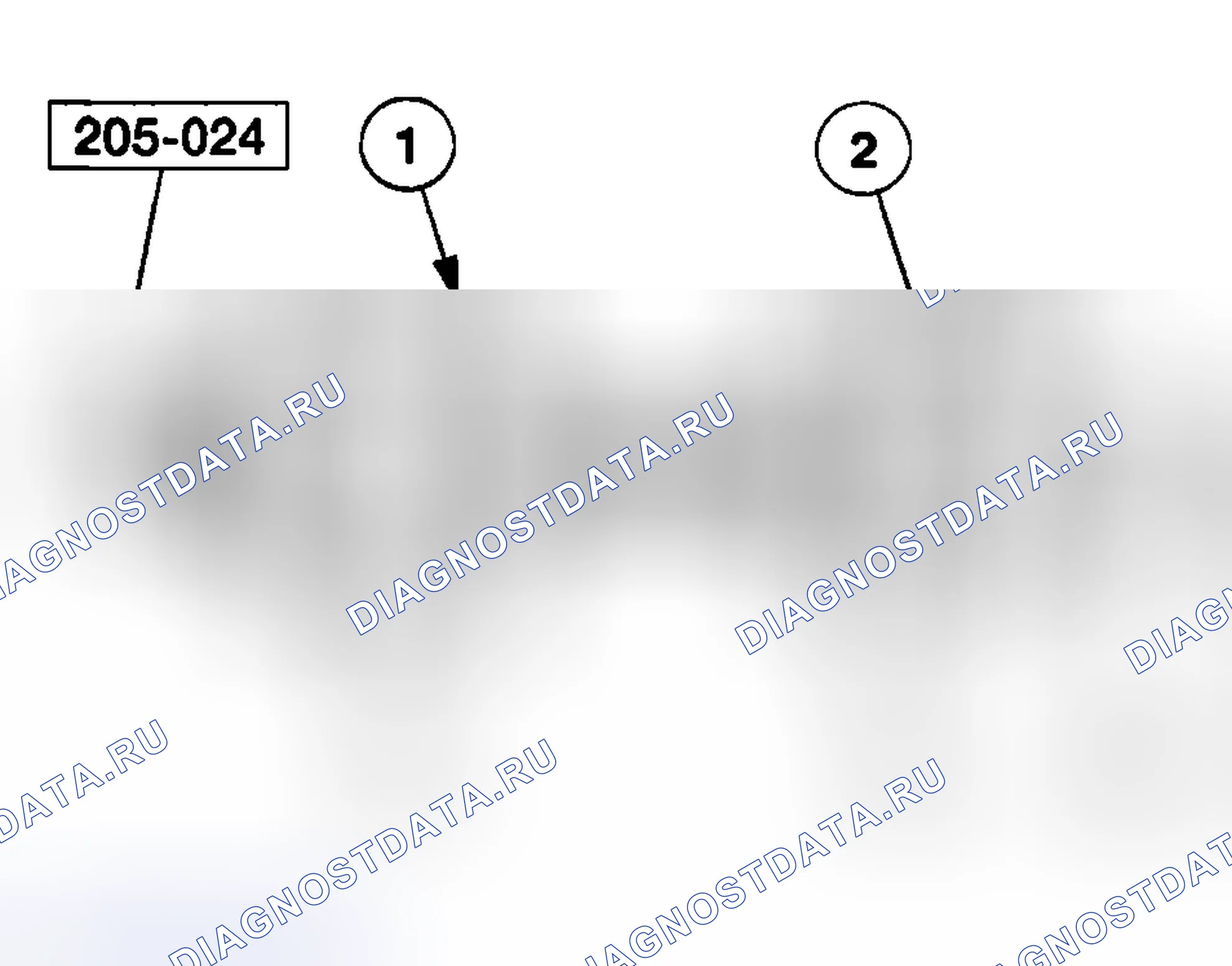 Рис. 301: Использование 205-024. Ford Pickup F250 Super Duty I