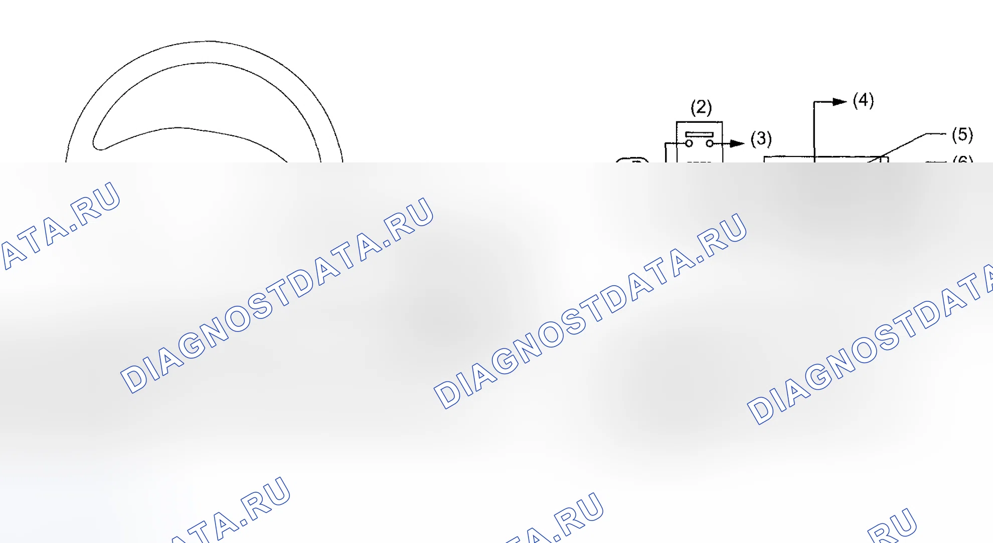 Рис. 73: ПЕРЕКЛЮЧАТЕЛЬ КОМАНД (РЫЧАГ КРУИЗ-КОНТРОЛЯ). Subaru Impreza WRX GD/GG рестайлинг