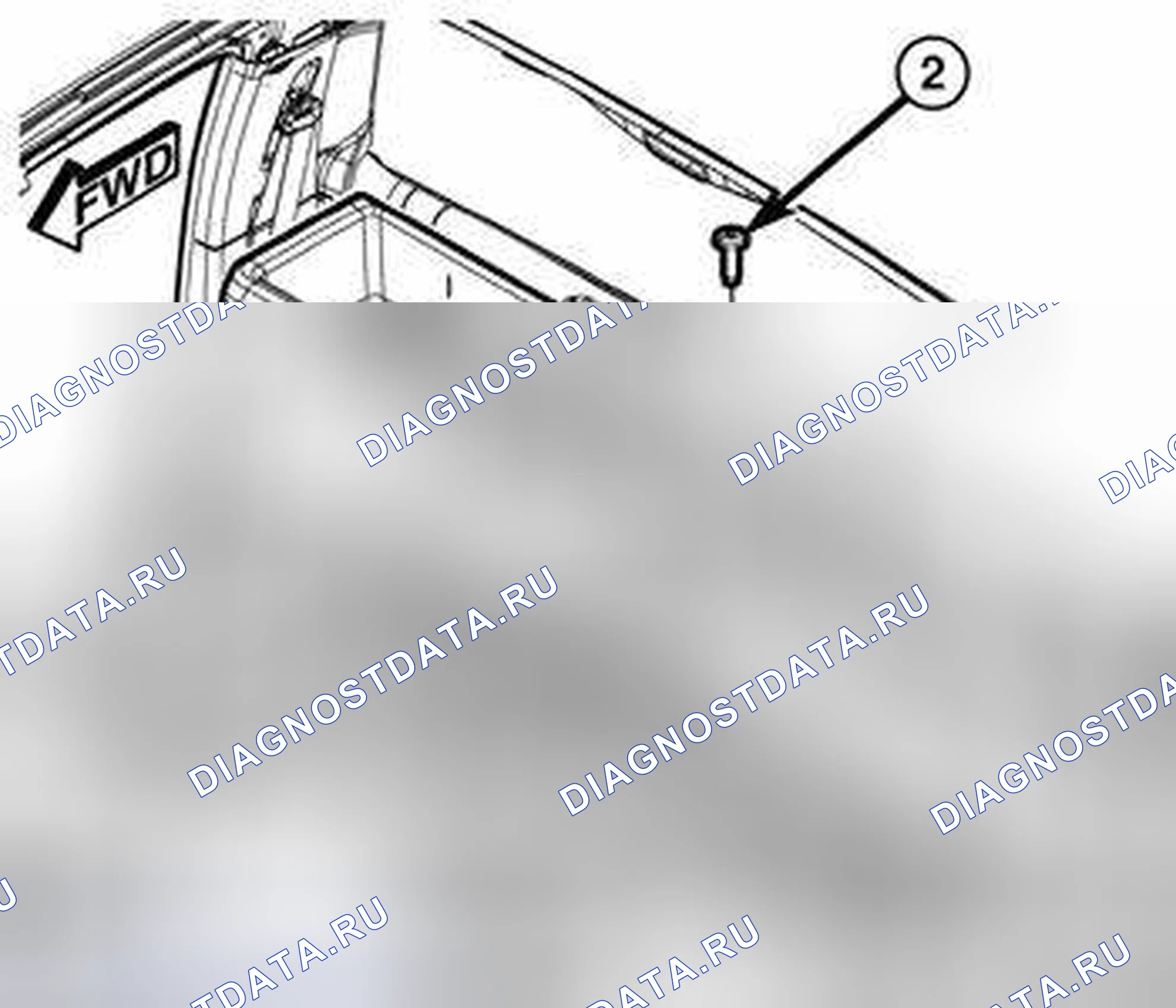 Рис. 163: ЗАДНИЙ ОТСЕК ХРАНЕНИЯ. RAM Pickup 2500 