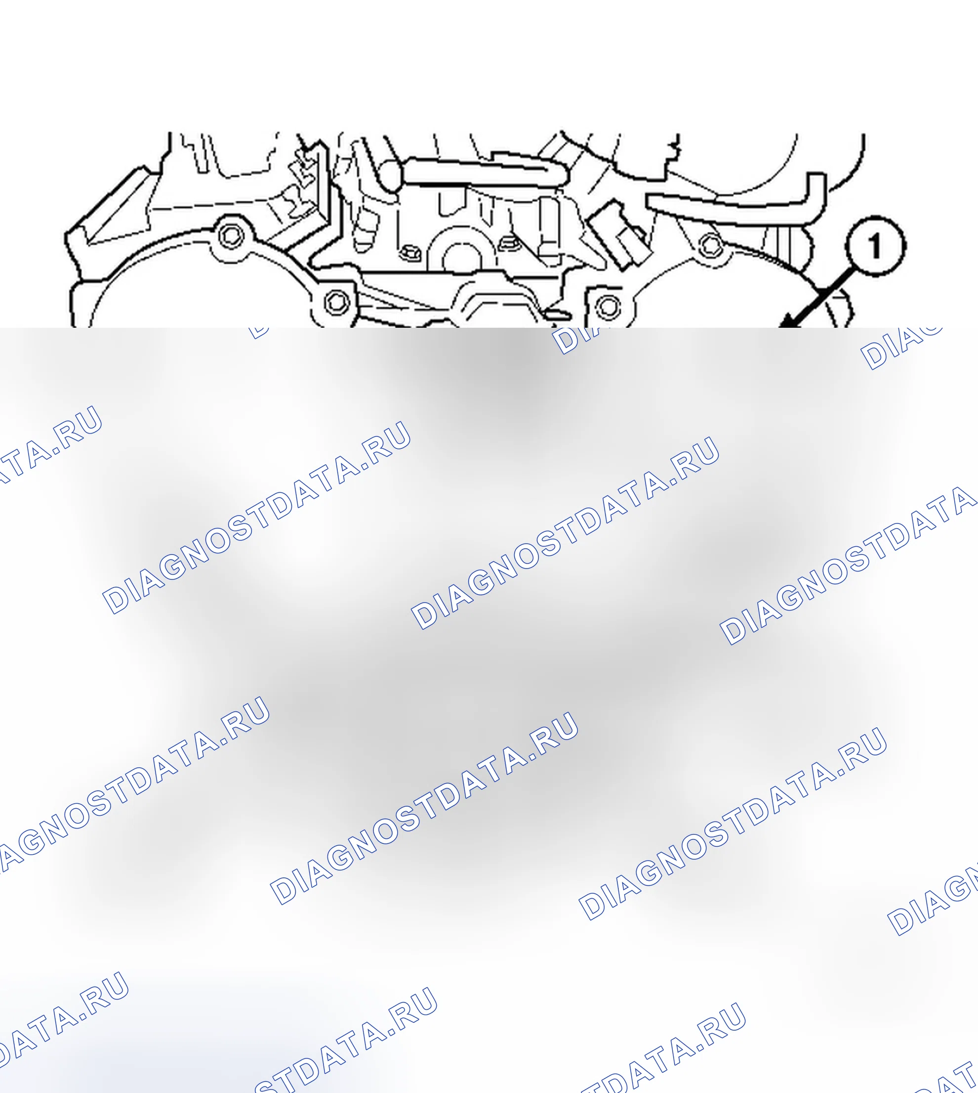 Рис. 45: ПРАВАЯ ГОЛОВКА ЦИЛИНДРА. Chrysler Pacifica CS