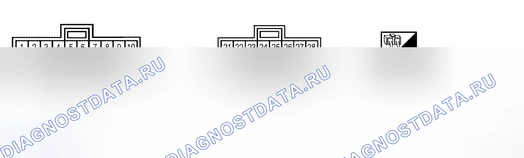Рис. 97: СХЕМА РАСПОЛОЖЕНИЯ РАЗЪЕМОВ ПЕРЕДНЕЙ ПНЕВМАТИЧЕСКОЙ ЦЕПИ УПРАВЛЕНИЯ. Honda N-BOX+ I