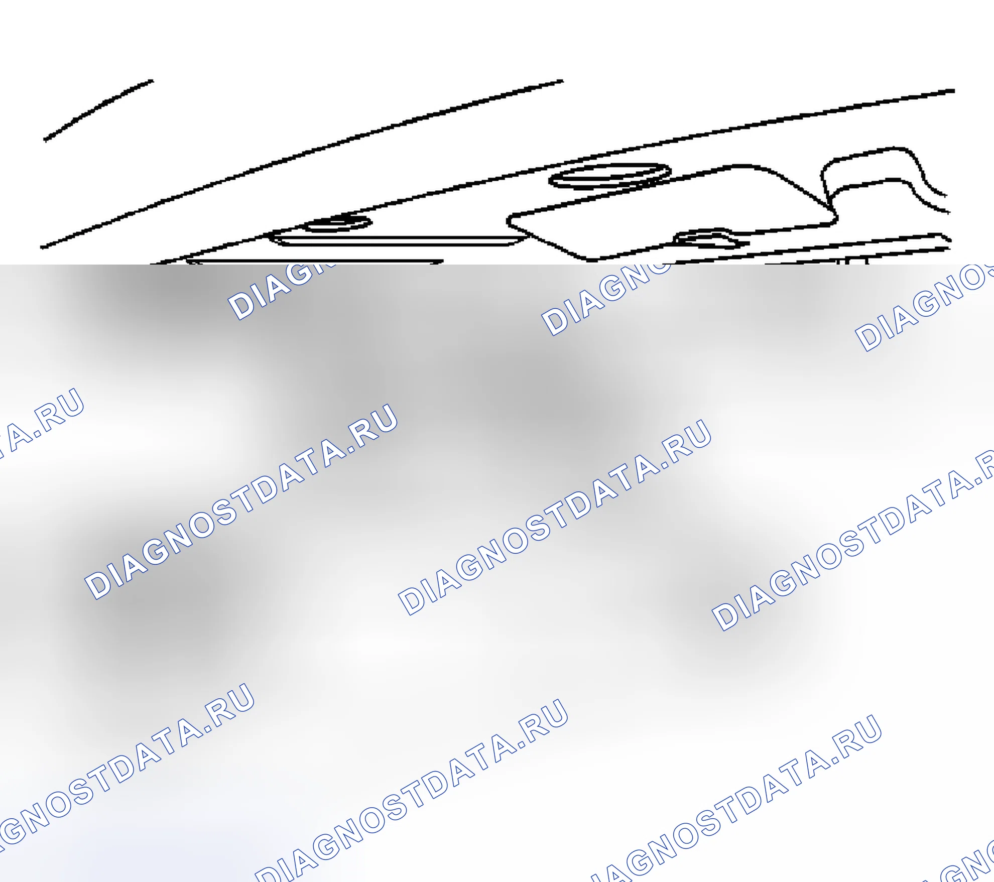 Рис. 5: Под поперечиной передней подвески. Hyundai Veracruz I