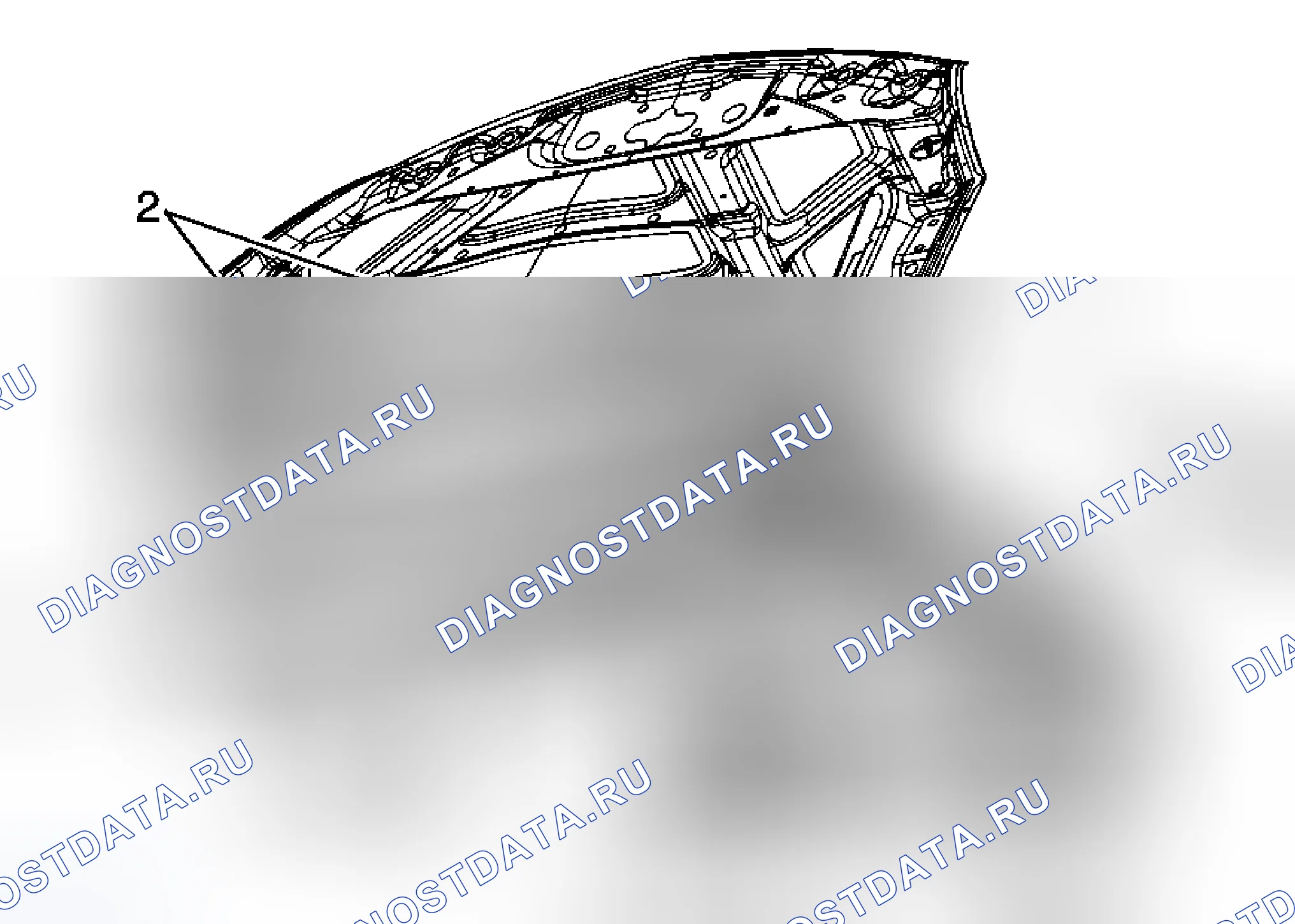 Рис. 4: Замена шланга омывателя ветрового стекла. Kia Rio III рестайлинг