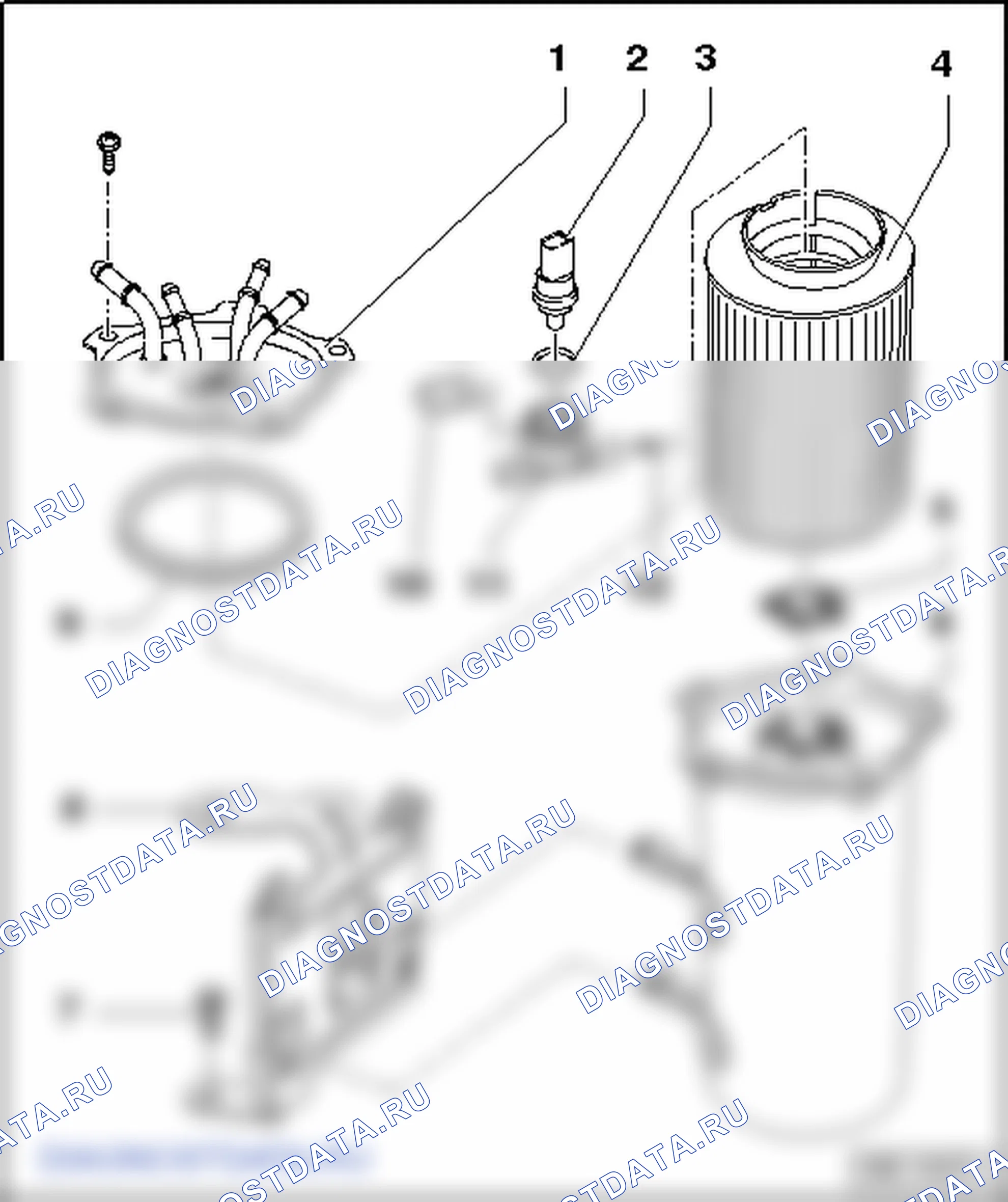Элементы топливной системы (Touran). Volkswagen Touran I