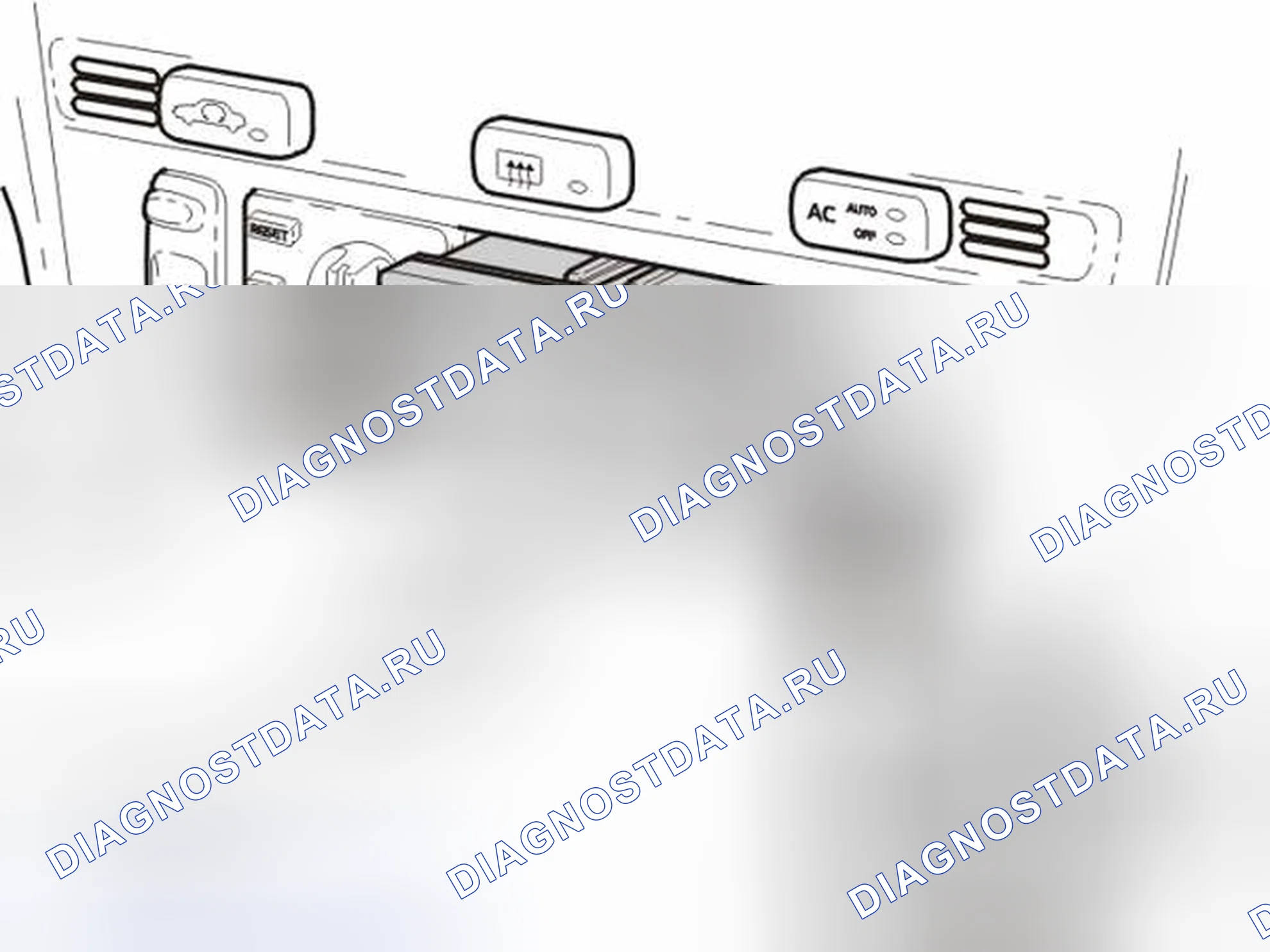 Рис. 81: Установка держателя кружки. Volvo S40 I рестайлинг