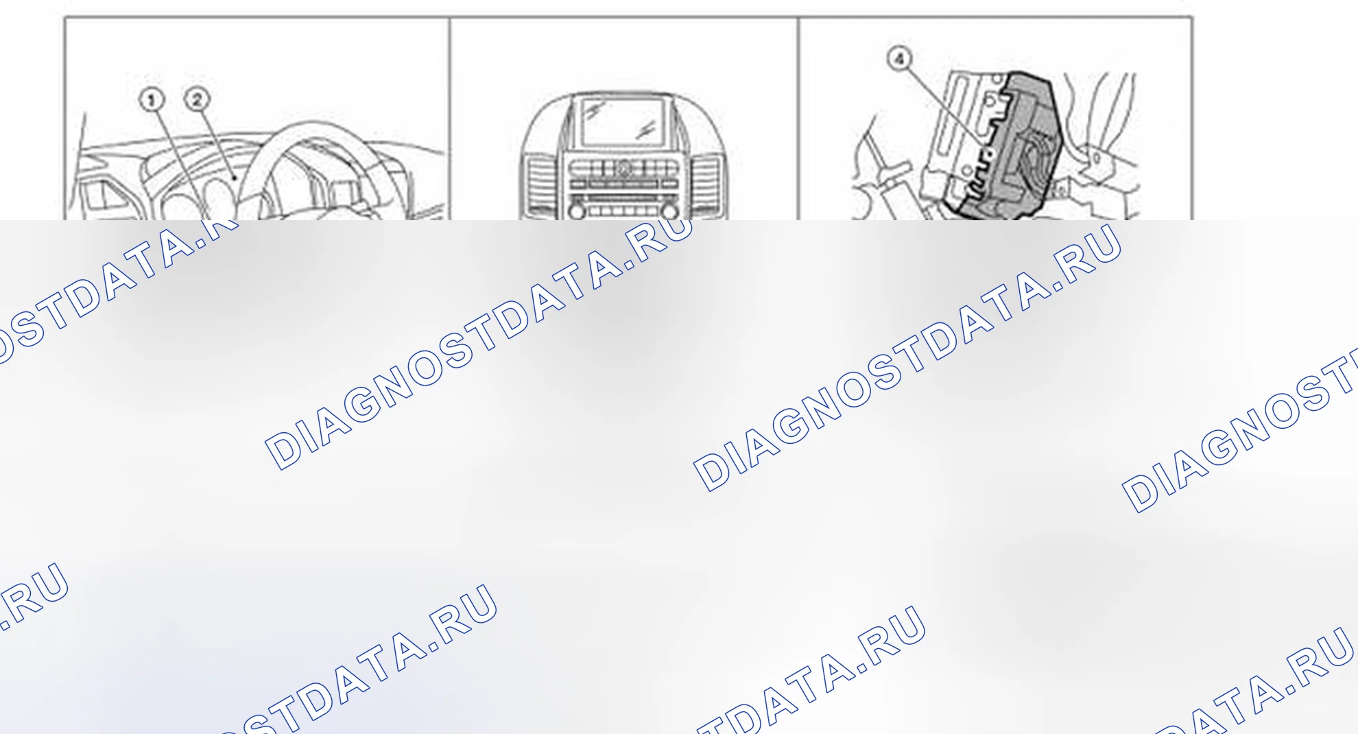 Рис. 7: Расположение компонентов. Honda Today I