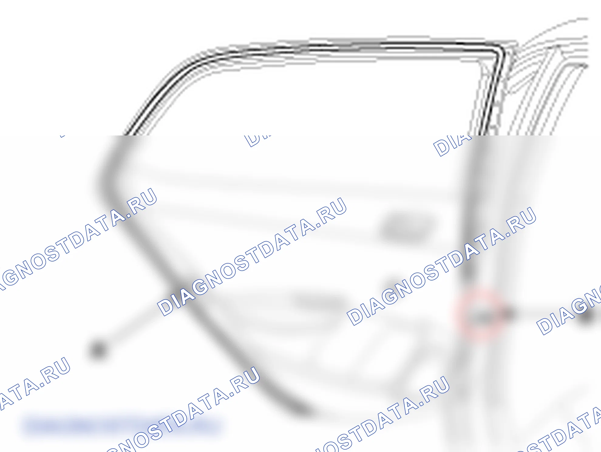 Боковая погодная полоса задней двери. Hyundai GRAND i10/Xcent BA