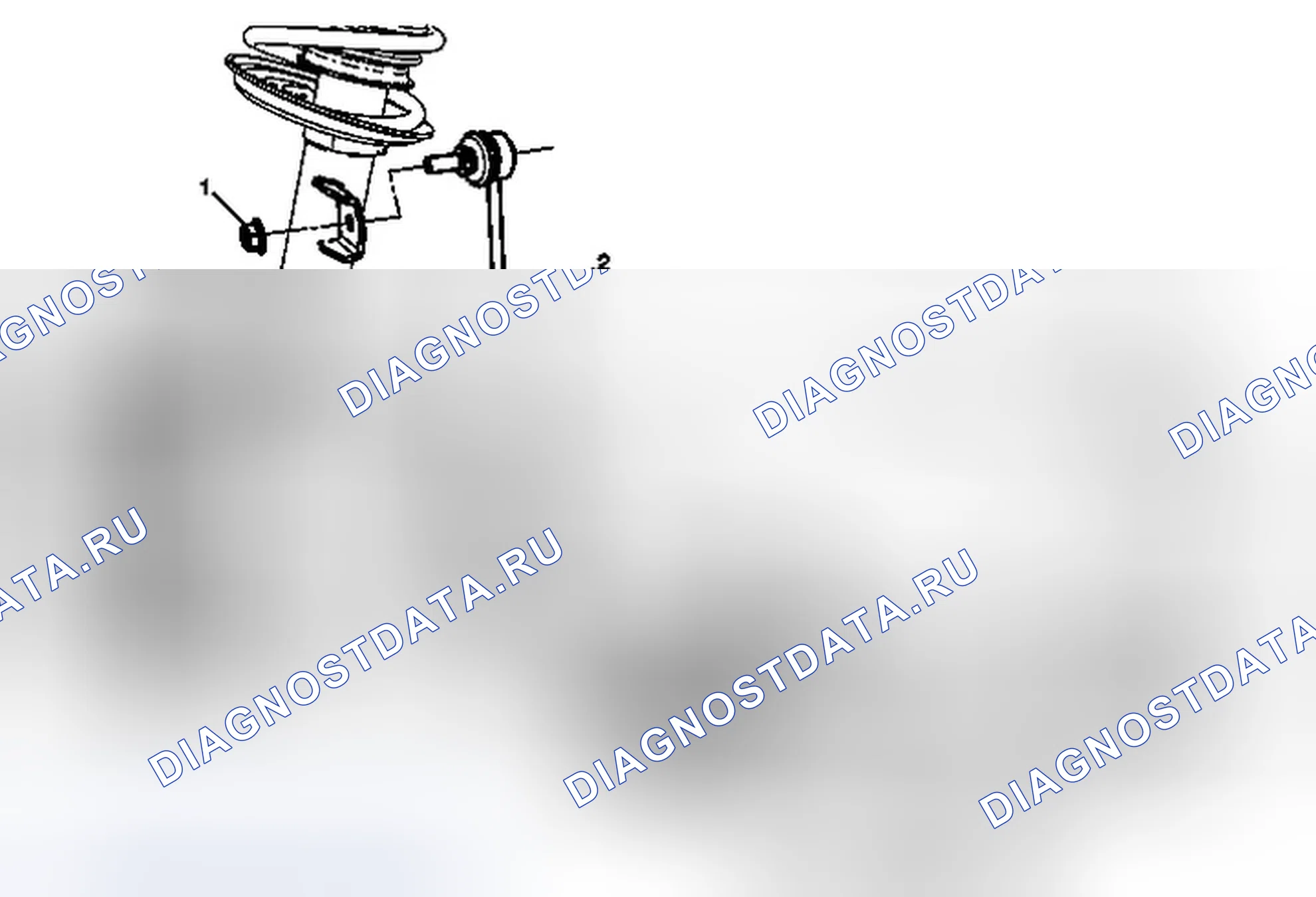 Рис. 3: Замена звена вала стабилизатора. Chevrolet Spark M300