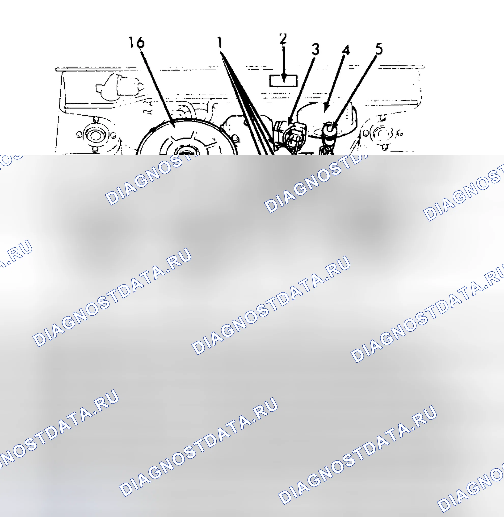 Рис. 7: РАСПОЛОЖЕНИЕ ТОЧЕК ОБСЛУЖИВАНИЯ. Toyota Tercel L30