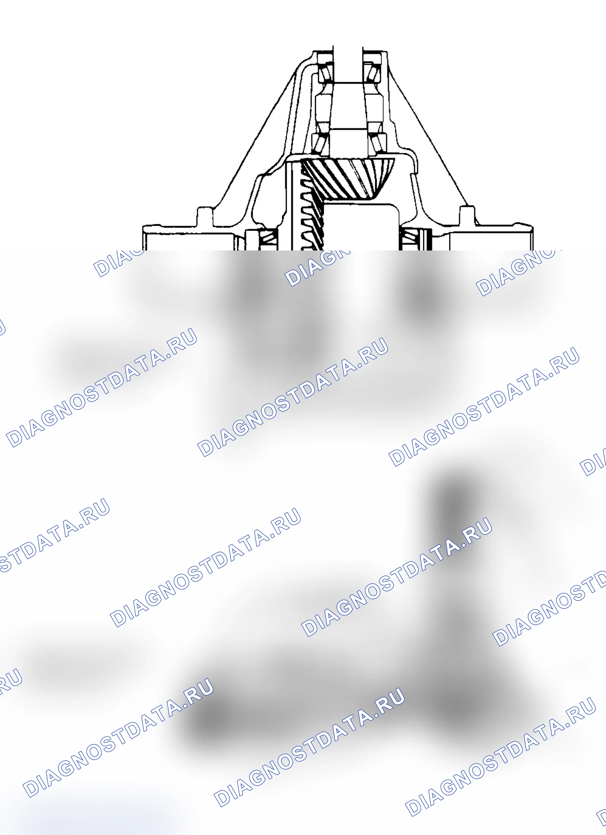 Рис. 14: Кольцевые зубчатые колеса 7 1/2", 7 5/8" и 8 1/2". Oldsmobile Bravada I