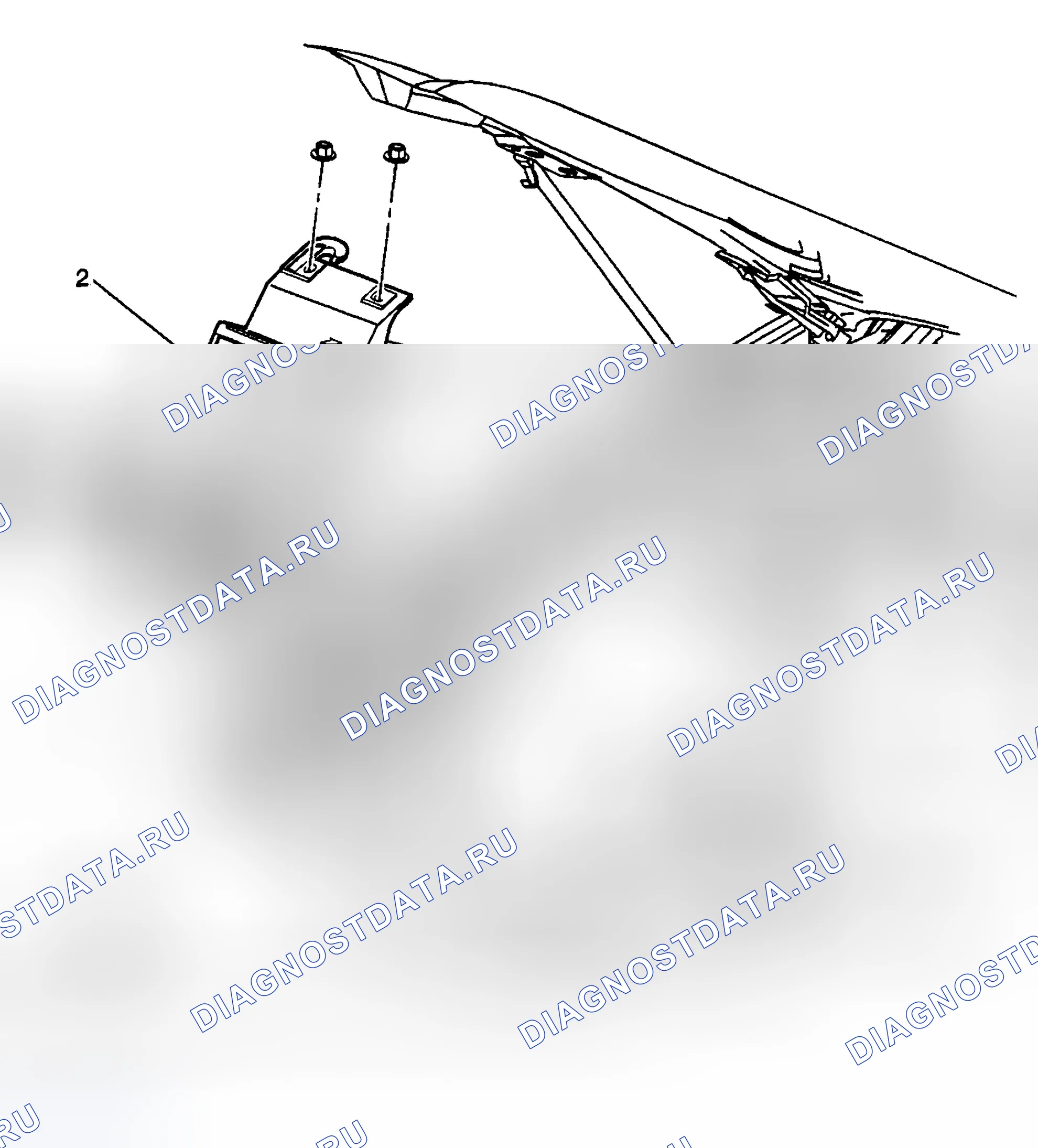 Рис. 10: БЛОК ПРЕДОХРАНИТЕЛЕЙ ПОДКАПОТНОГО ОТСЕКА СВЕРХУ. Chevrolet Impala VIII