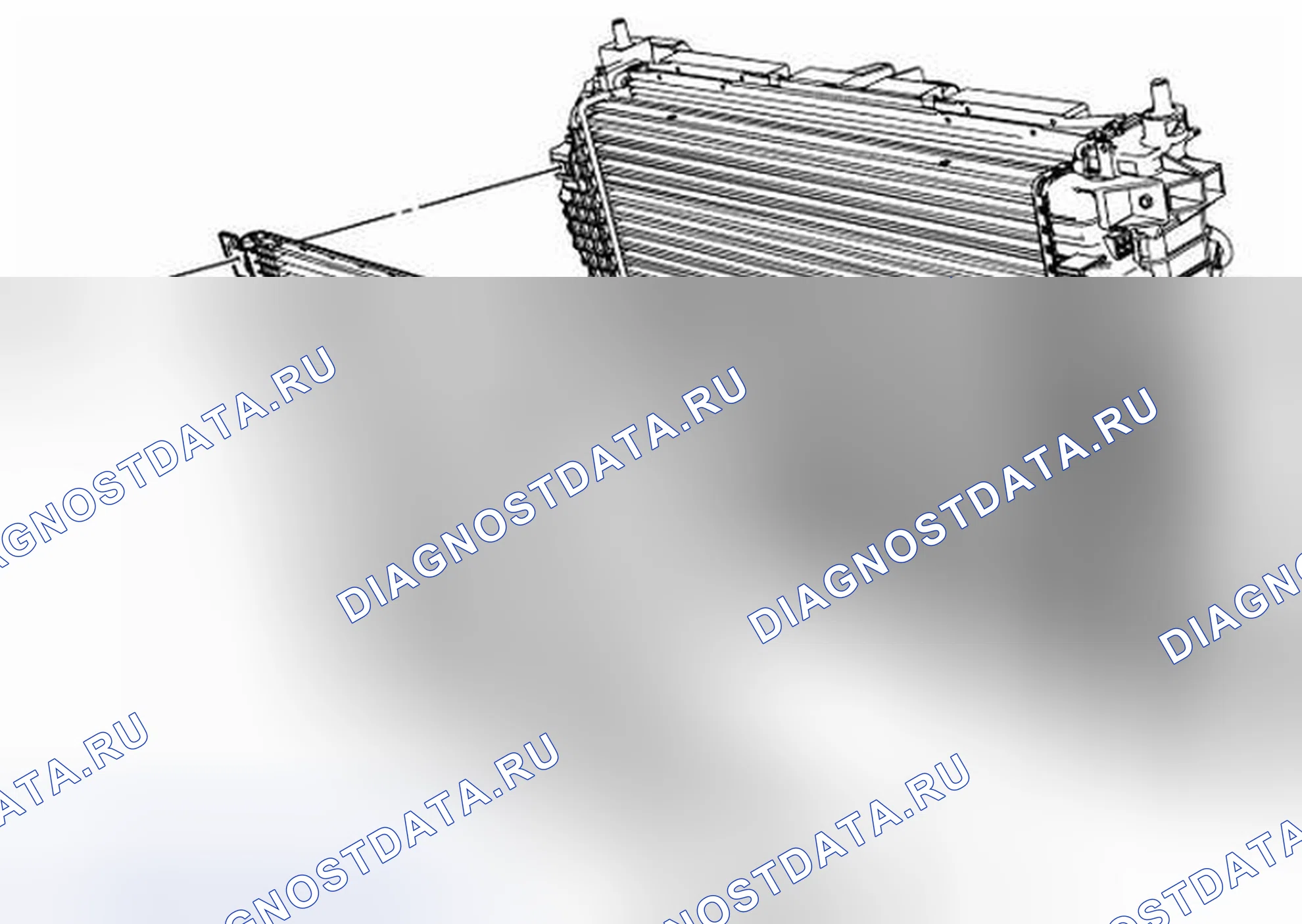 Рис. 52: Замена конденсатора системы кондиционирования воздуха (LAU). Kia Optima I