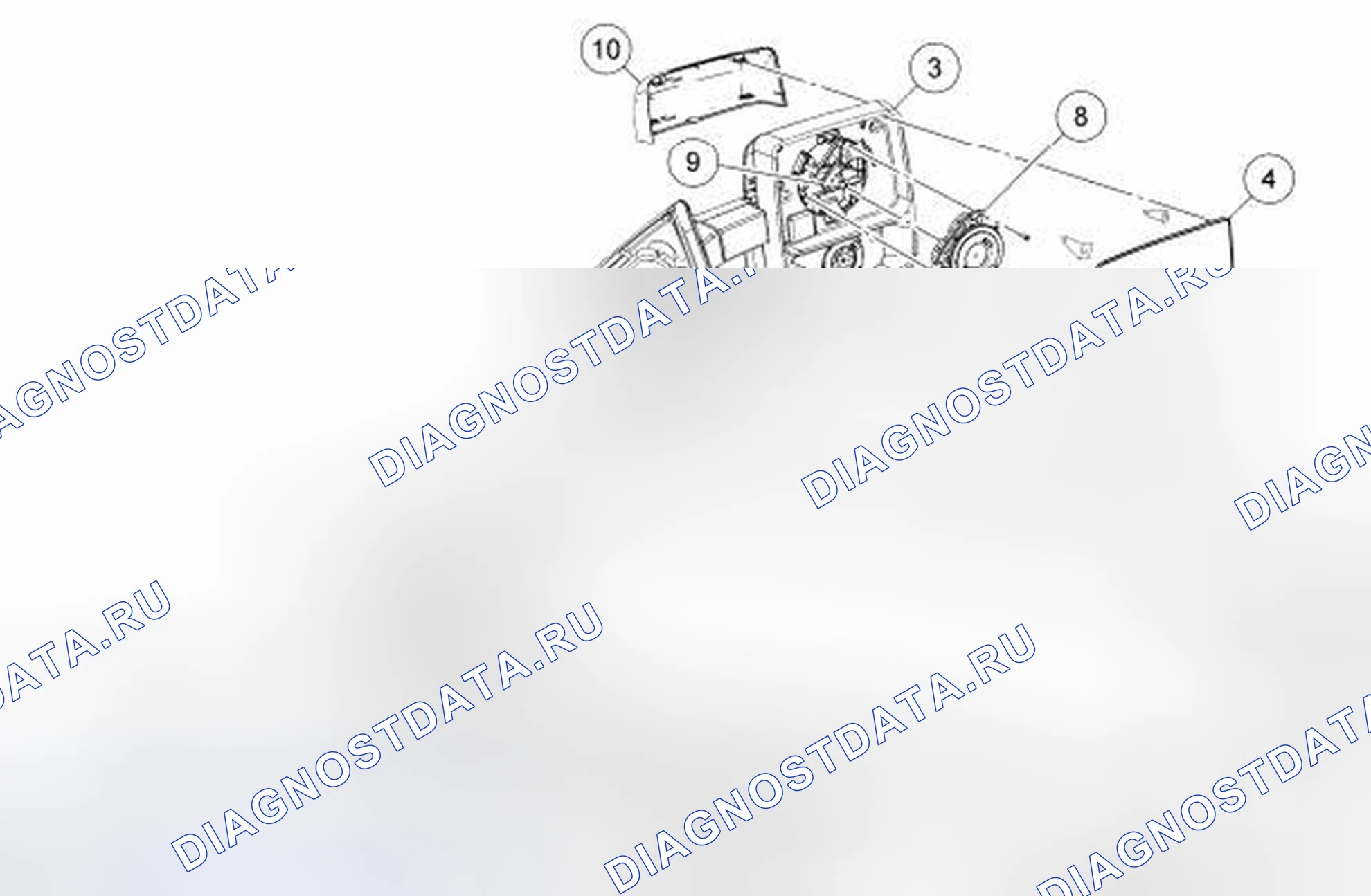 Рис. 128: Зеркало буксировки прицепа. Ford Pickup F250 Super Duty II