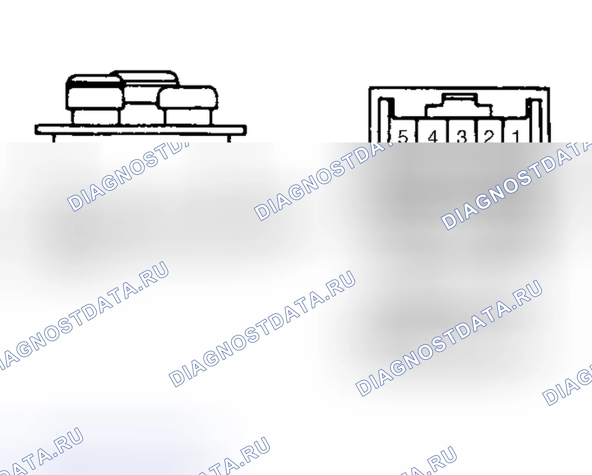 Рис. 4: ПЕРЕКЛЮЧАТЕЛЬ ОКНА ПИТАНИЯ. Subaru Legacy BD/BG/BK