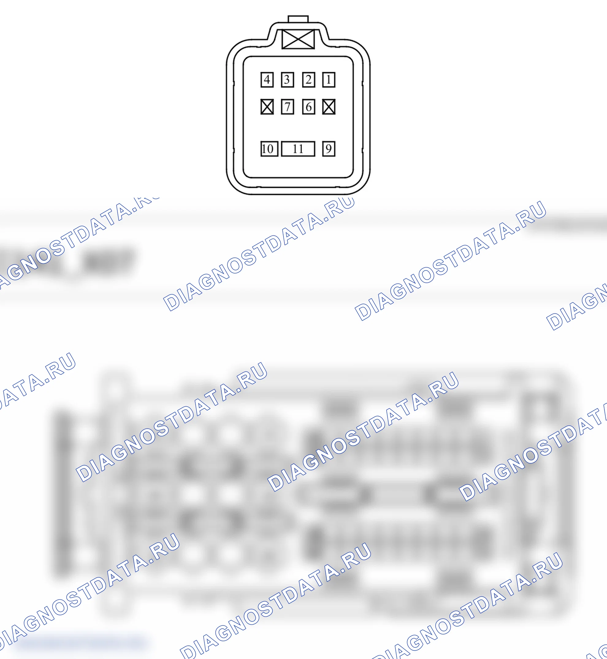 Распиновка разъёма E59-X01 — внешний вид и назначение контактов. Tank 300 II