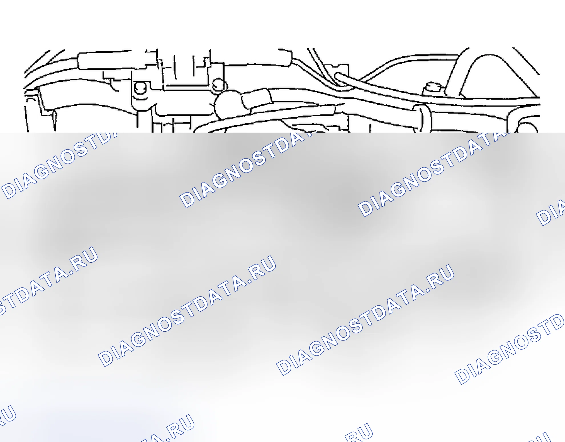 Рис. 423: ПЕРЕДНИЙ РЕМЕНЬ. Subaru Impreza GD/GC/GG рестайлинг