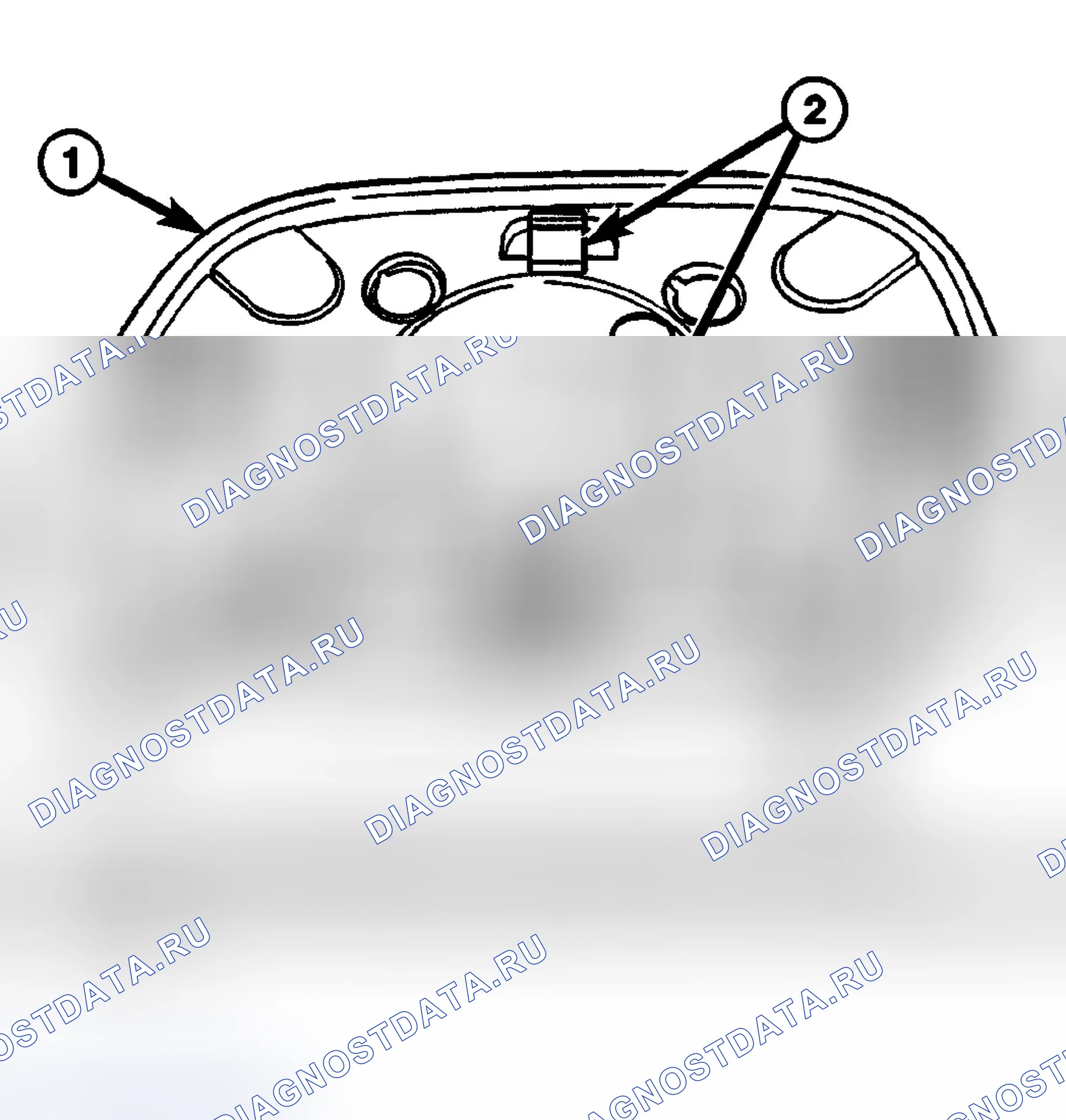Рис. 19: Стандартное зеркало. Dodge Pickup R3500 
