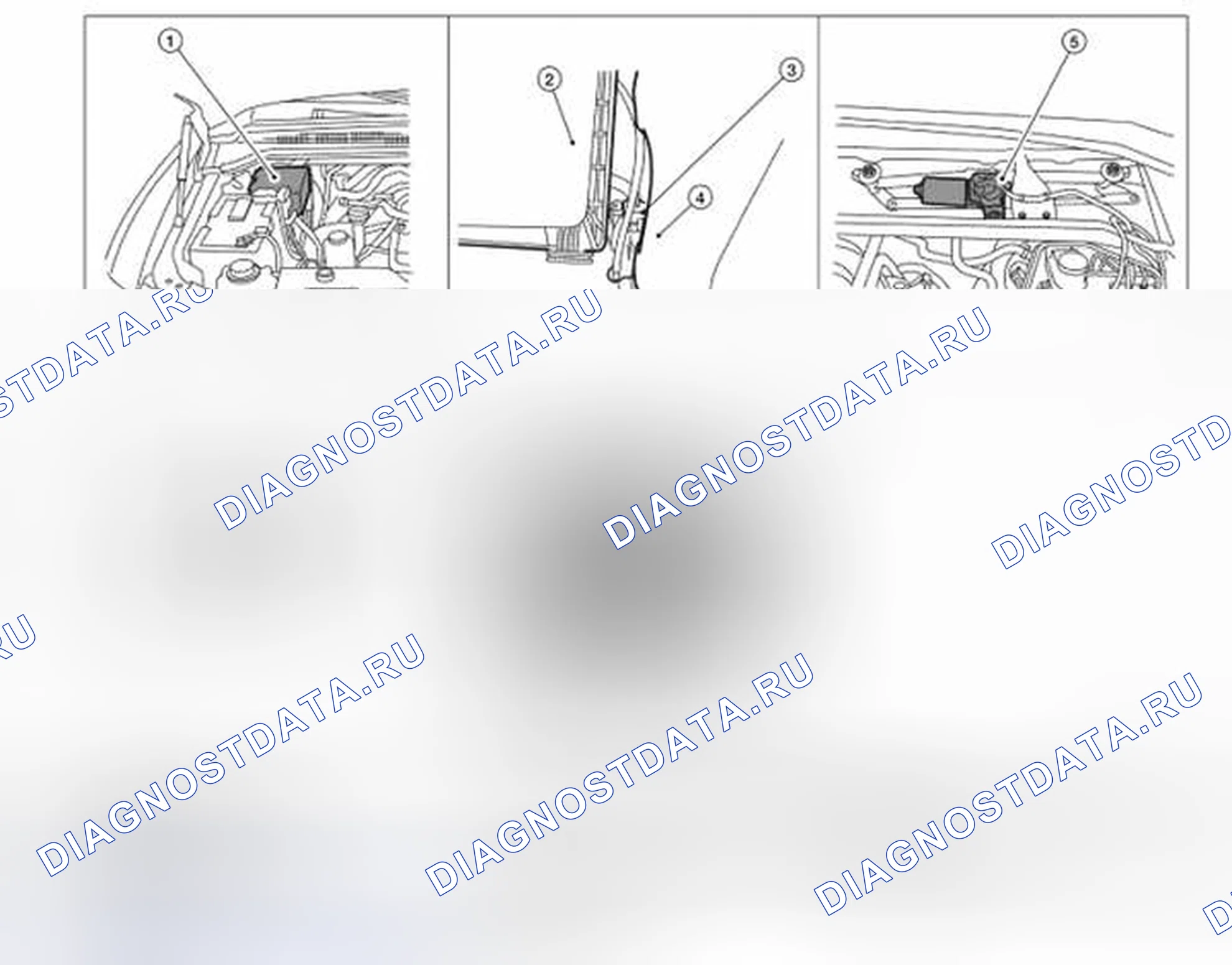 Рис. 3: Расположение компонентов. Honda Today I
