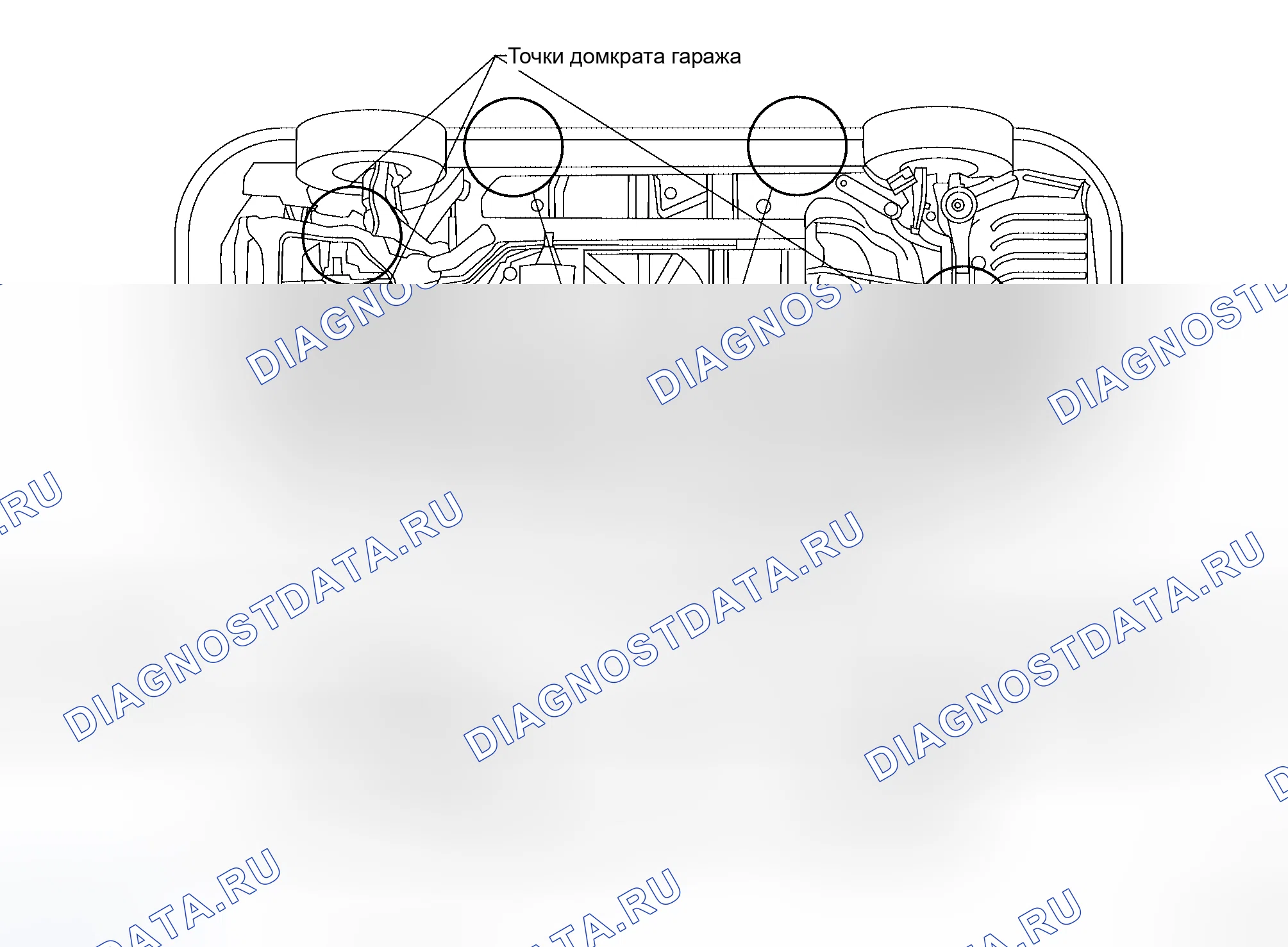 Рис. 64: гаражный домкрат и стойка безопасности. Honda S660 I