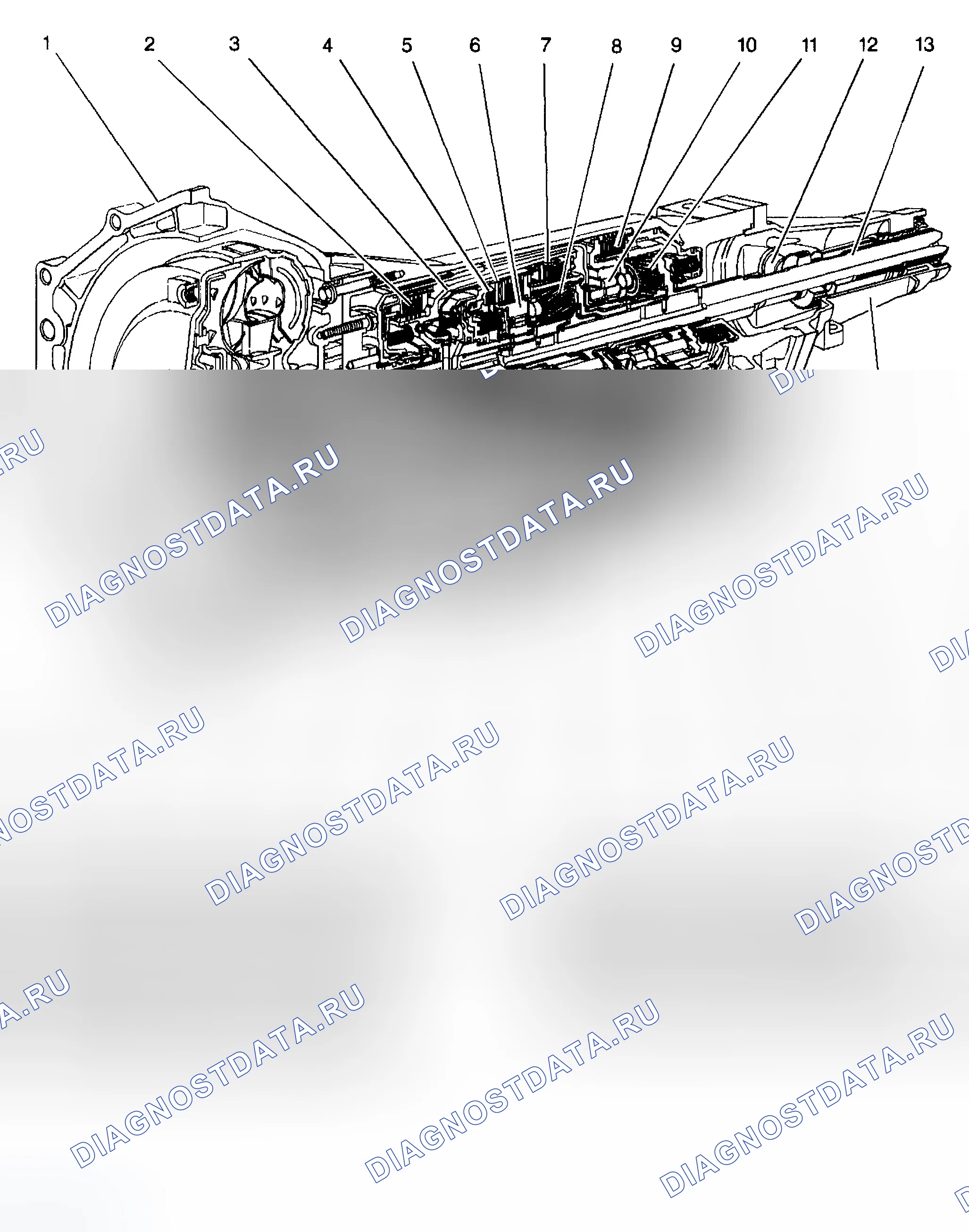 Рис. 564: Расположение компонентов. Chevrolet Silverado 1500 HD 