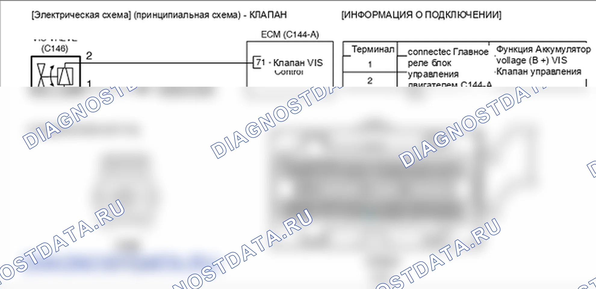 Регулируемый впускной электромагнитный клапан (VIS). Kia Sorento BL