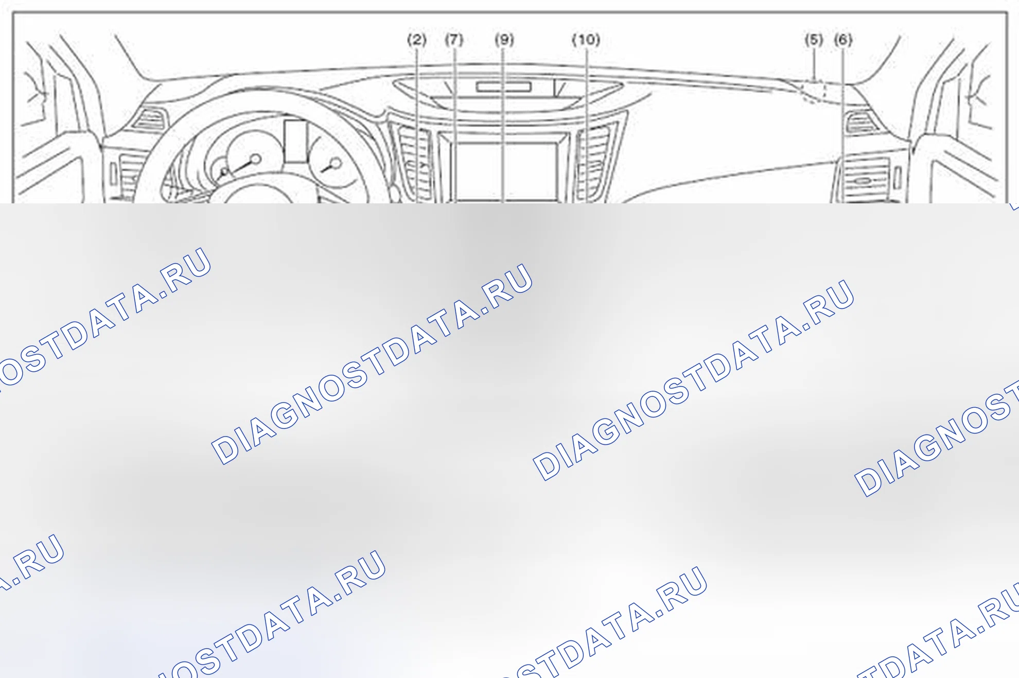 Рис. 65: ОТСЕК. Subaru Outback BR рестайлинг