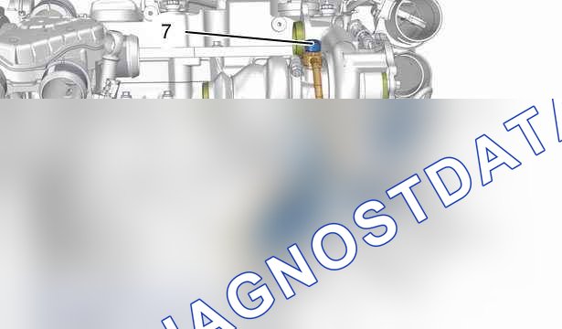 Снятие - Установка: турбокомпрессор — b1hg1i8d. Citroen C4 II