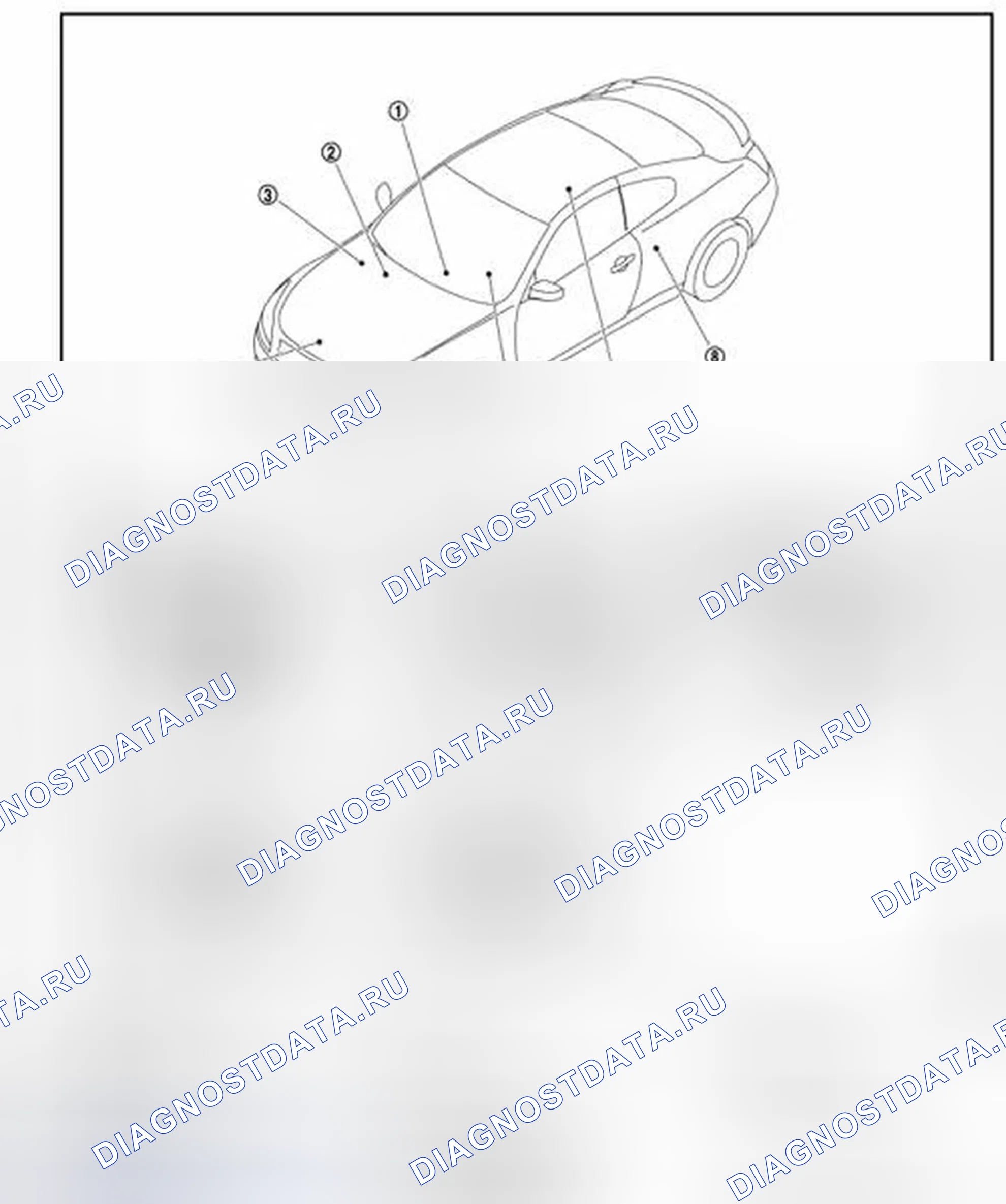 Рис. 246: СПИДОМЕТР: Расположение компонентов. Infiniti G37 IV рестайлинг
