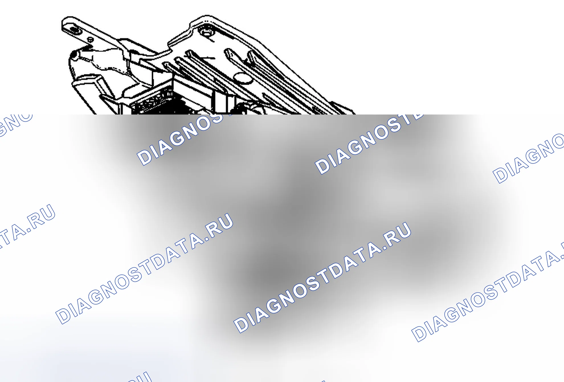 Рис. 38: Замена модуля управления фарами (анклав). GMC Acadia I рестайлинг