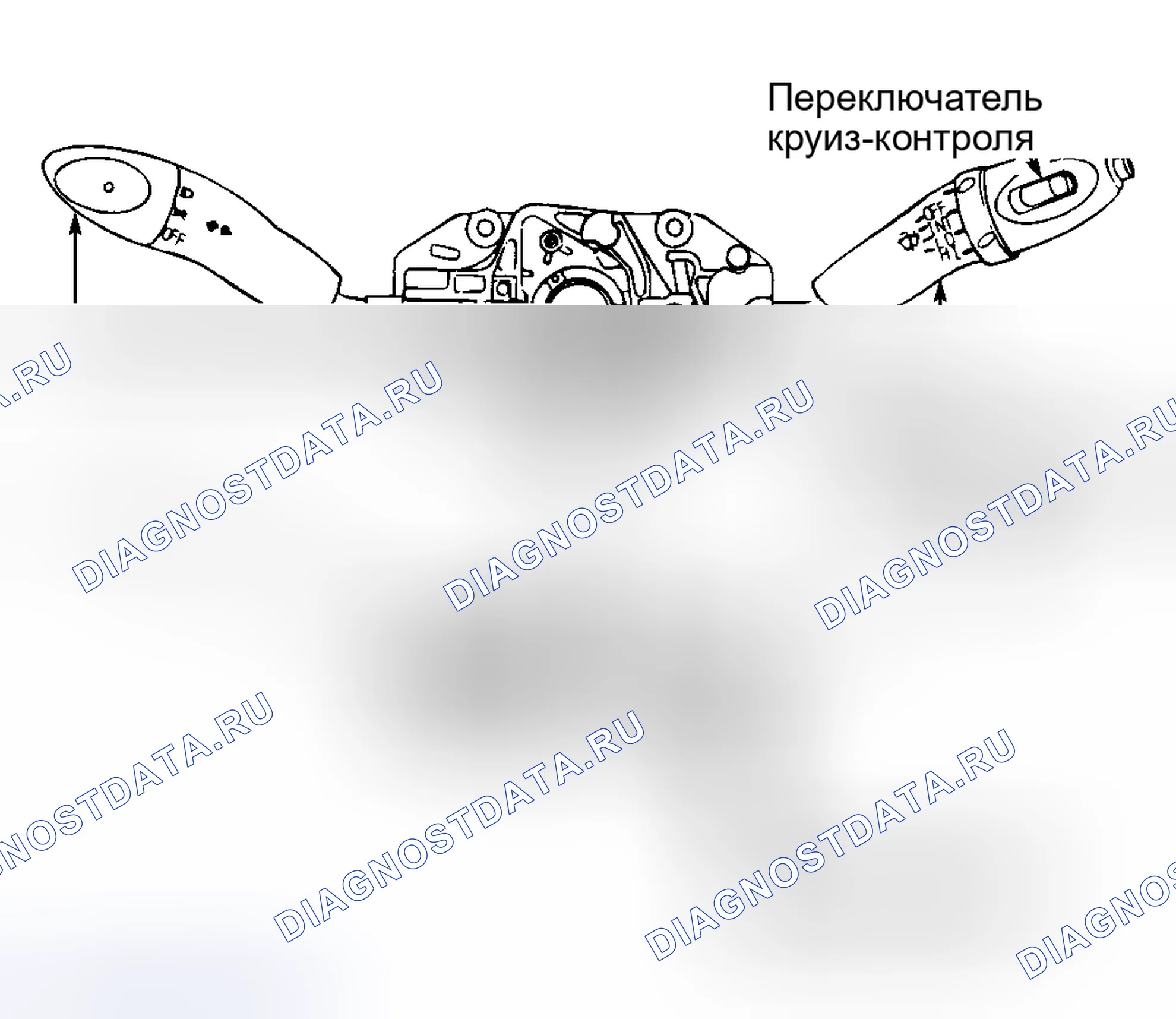 Рис. 5: МНОГОФУНКЦИОНАЛЬНЫЙ ПЕРЕКЛЮЧАТЕЛЬ В СБОРЕ. Hyundai Elantra II рестайлинг
