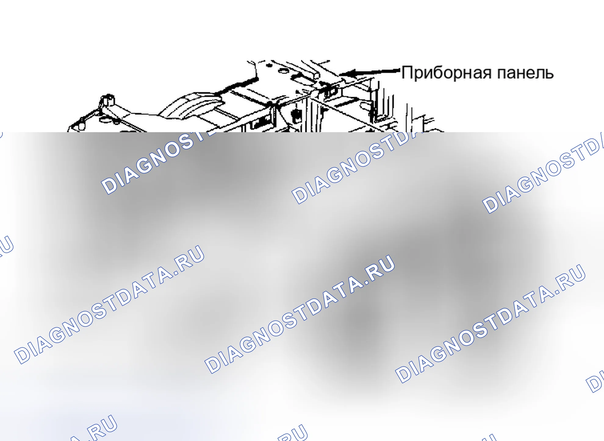 Рис. 1: Удаление кластера спидометра (Eldorado показано, Севилья похоже). Cadillac Eldorado VIII