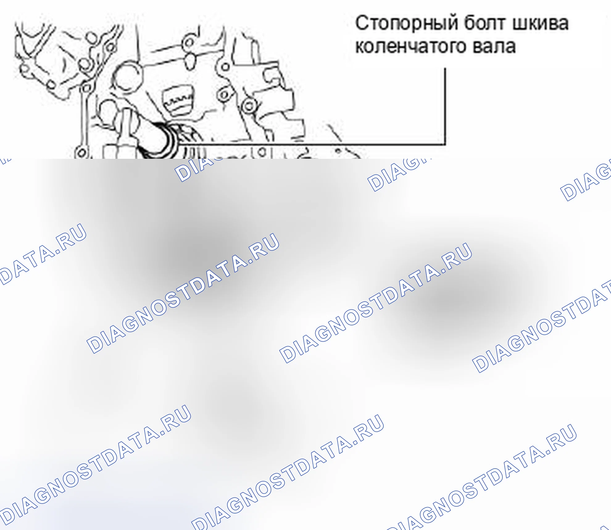 Рис. 72: Примечание по демонтажу звездочки, приводимой в действие масляным насосом. Mazda 3 BL рестайлинг