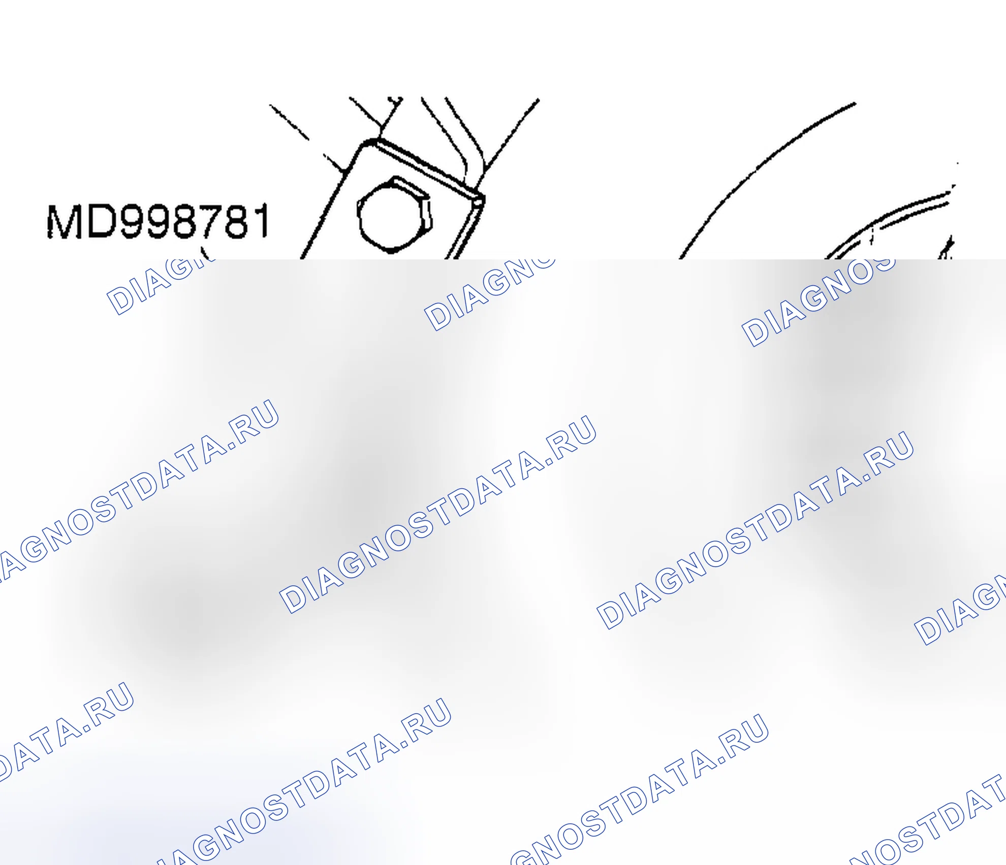 Рис. 423: < < A > > УДАЛЕНИЕ БОЛТОВ КОЛЕНЧАТОГО ВАЛА. Mazda MX-30 I