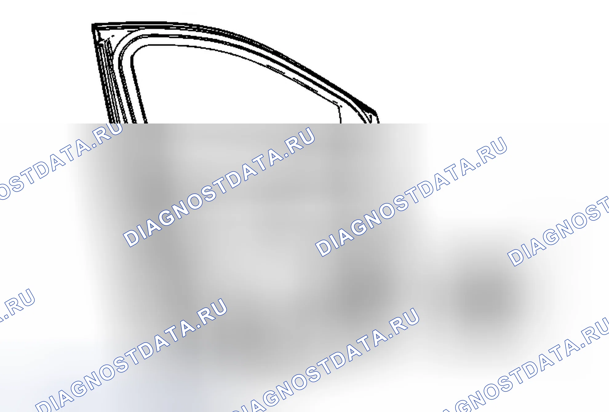 Рис. 50: Замена динамика передней двери радиоприемника. Cadillac SRX II