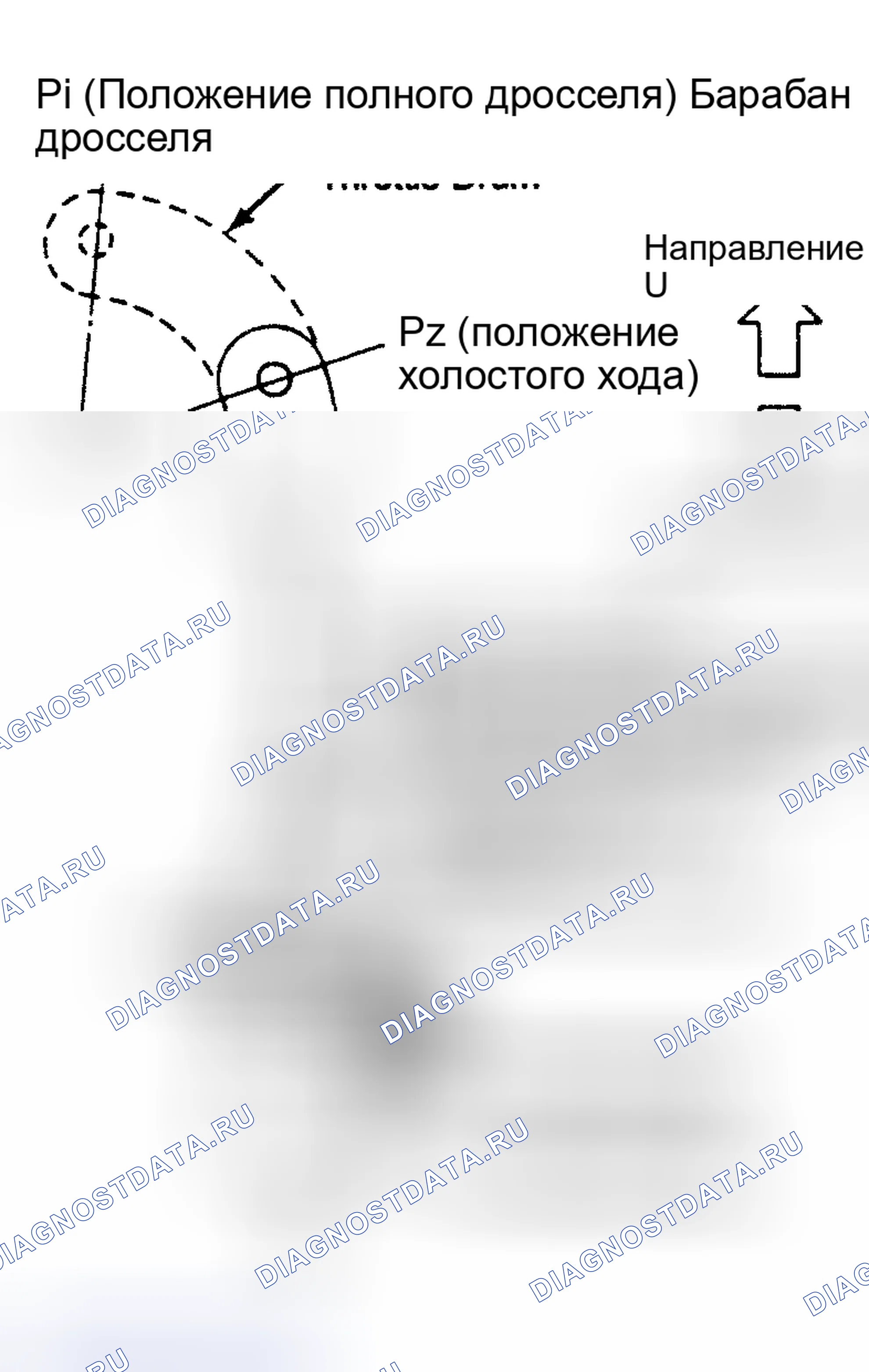 Рис. 61: РЕГУЛИРОВКА ТРОСА ДРОССЕЛЯ. Nissan Pulsar N13
