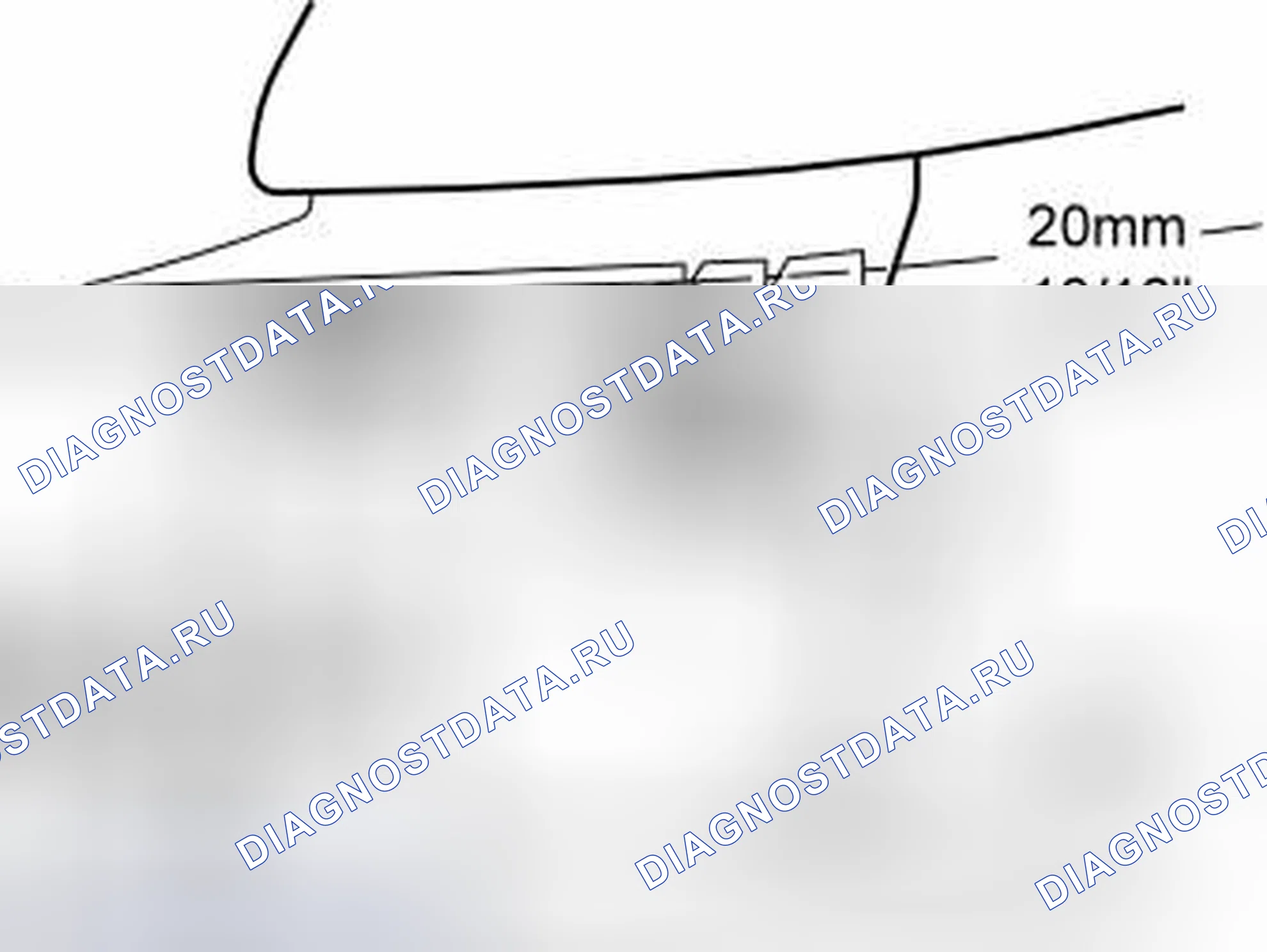 Рис. 1028: Сверление отверстий в задней секции. Volvo V70 II